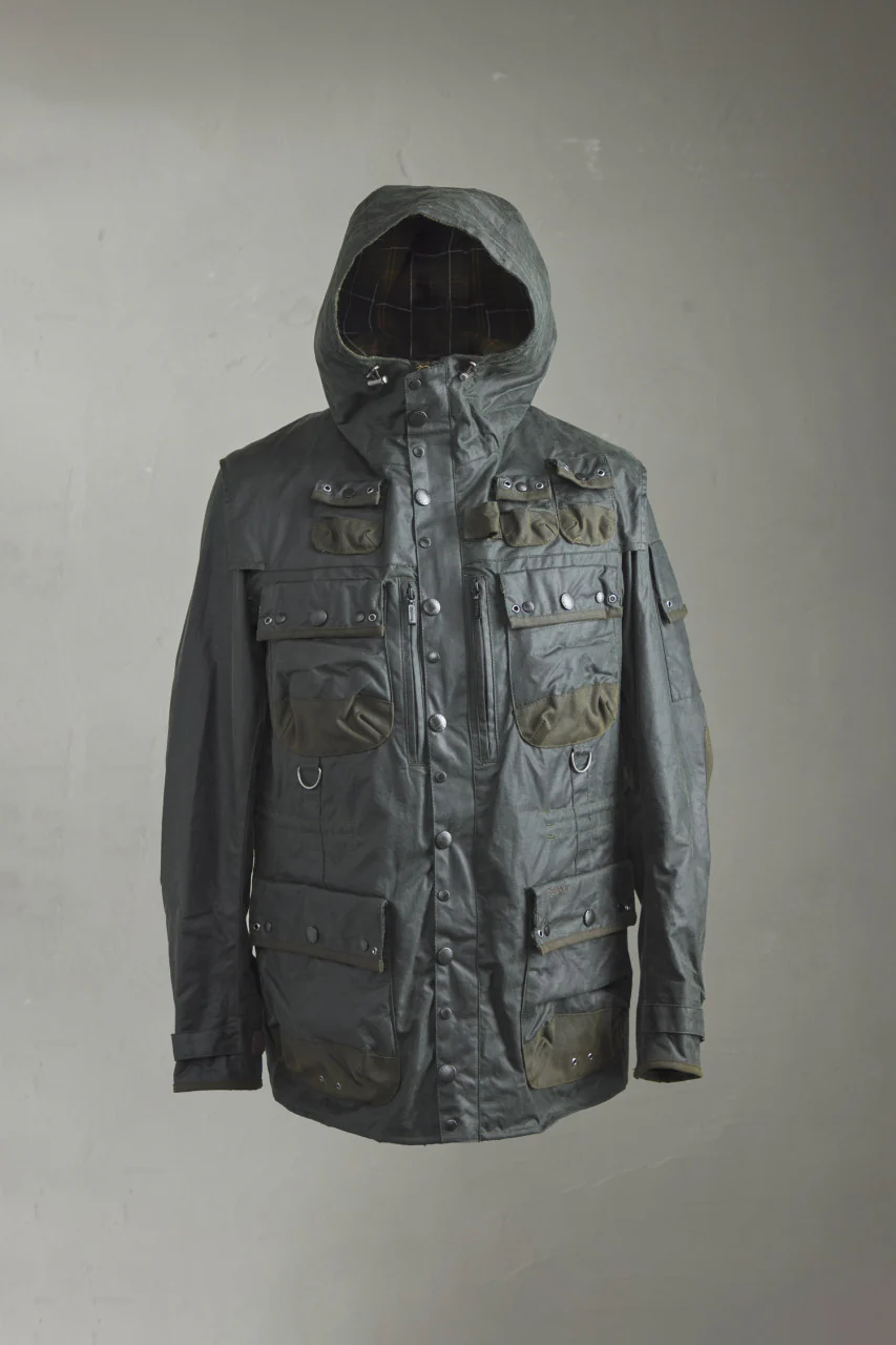Barbour x To Ki To Military Wax Jacket Sage - Image 5