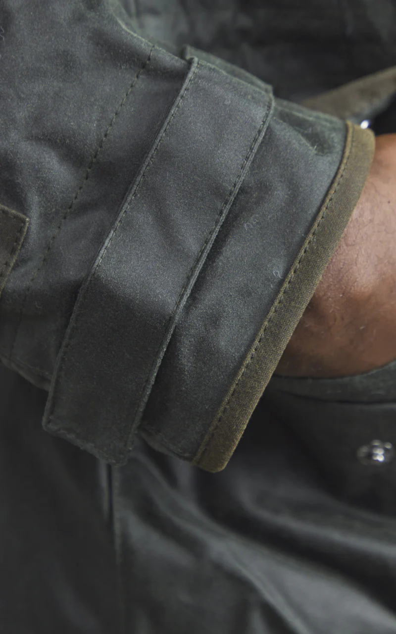 Barbour x To Ki To Military Wax Jacket Sage - Image 8