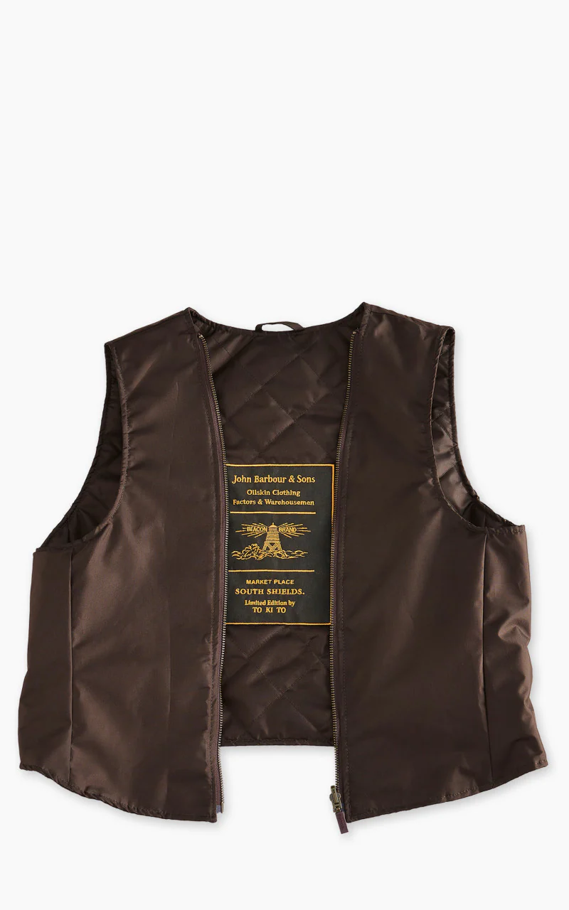 Barbour x To Ki To Shoreman Waxed Jacket Olive - Image 12