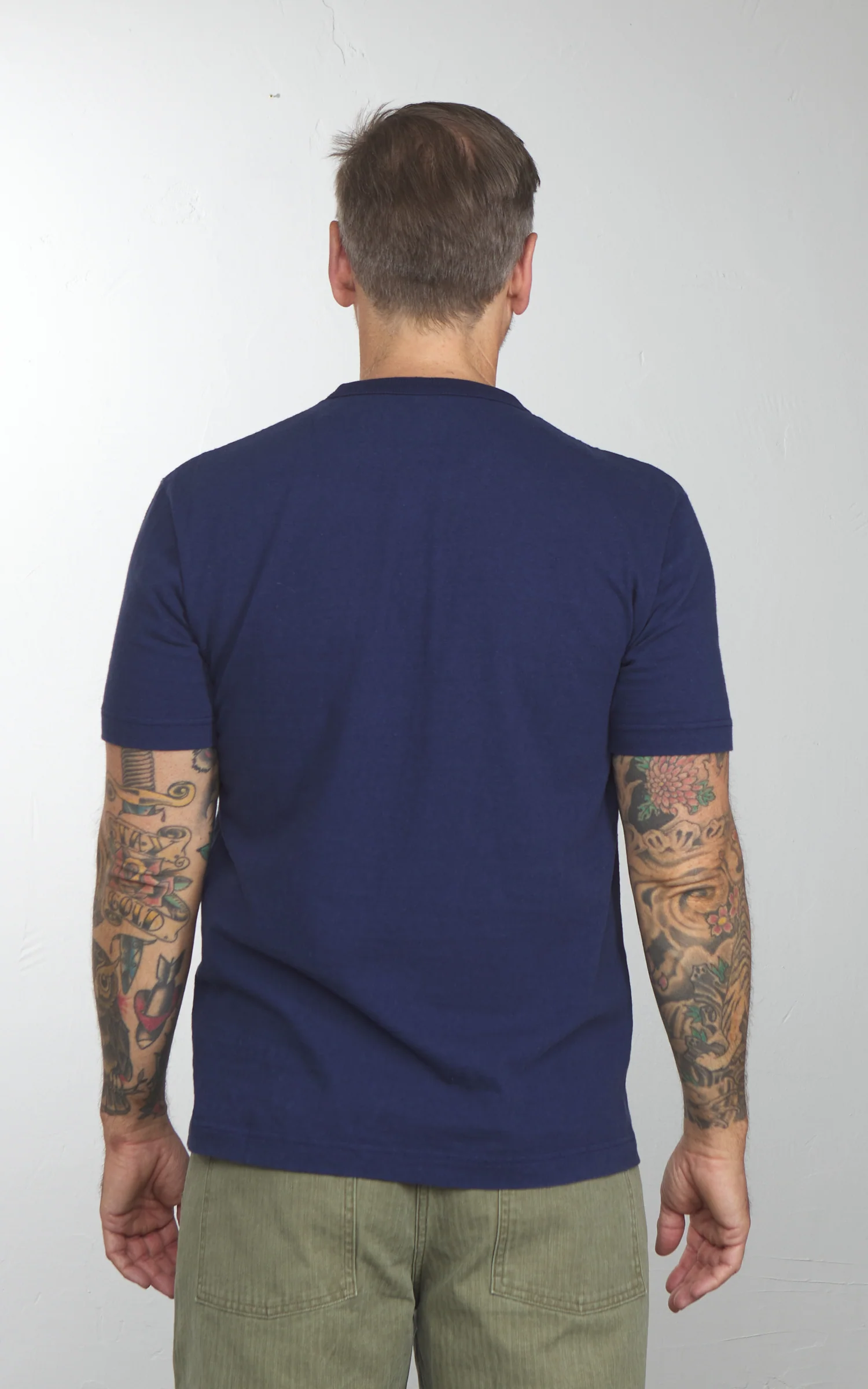 Barns Outfitters BR-11000 Tsuriami Pocket T-Shirt Blue Navy - Image 4