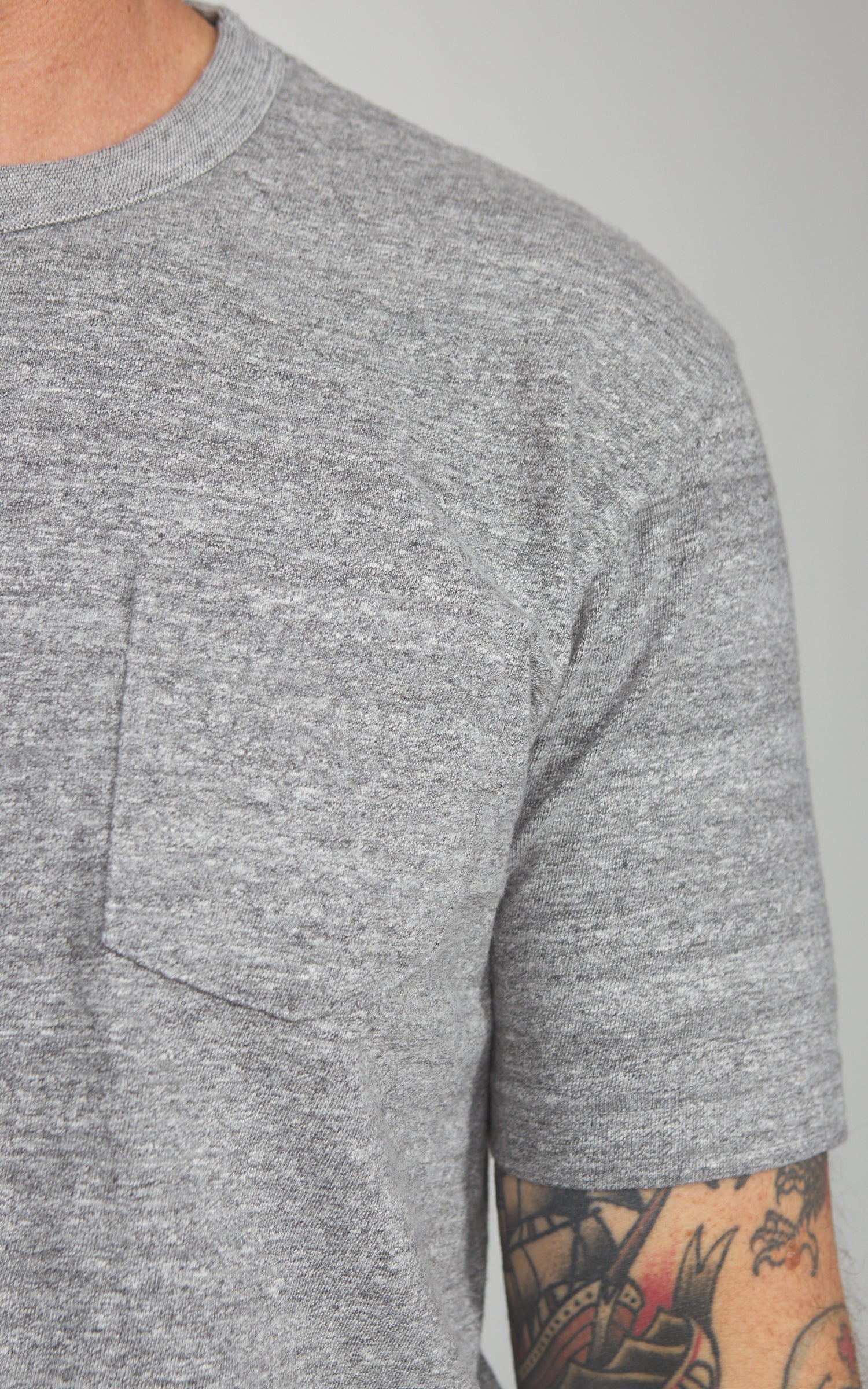 Barns Outfitters BR-11000 Tsuriami Pocket T-Shirt Grey - Image 3