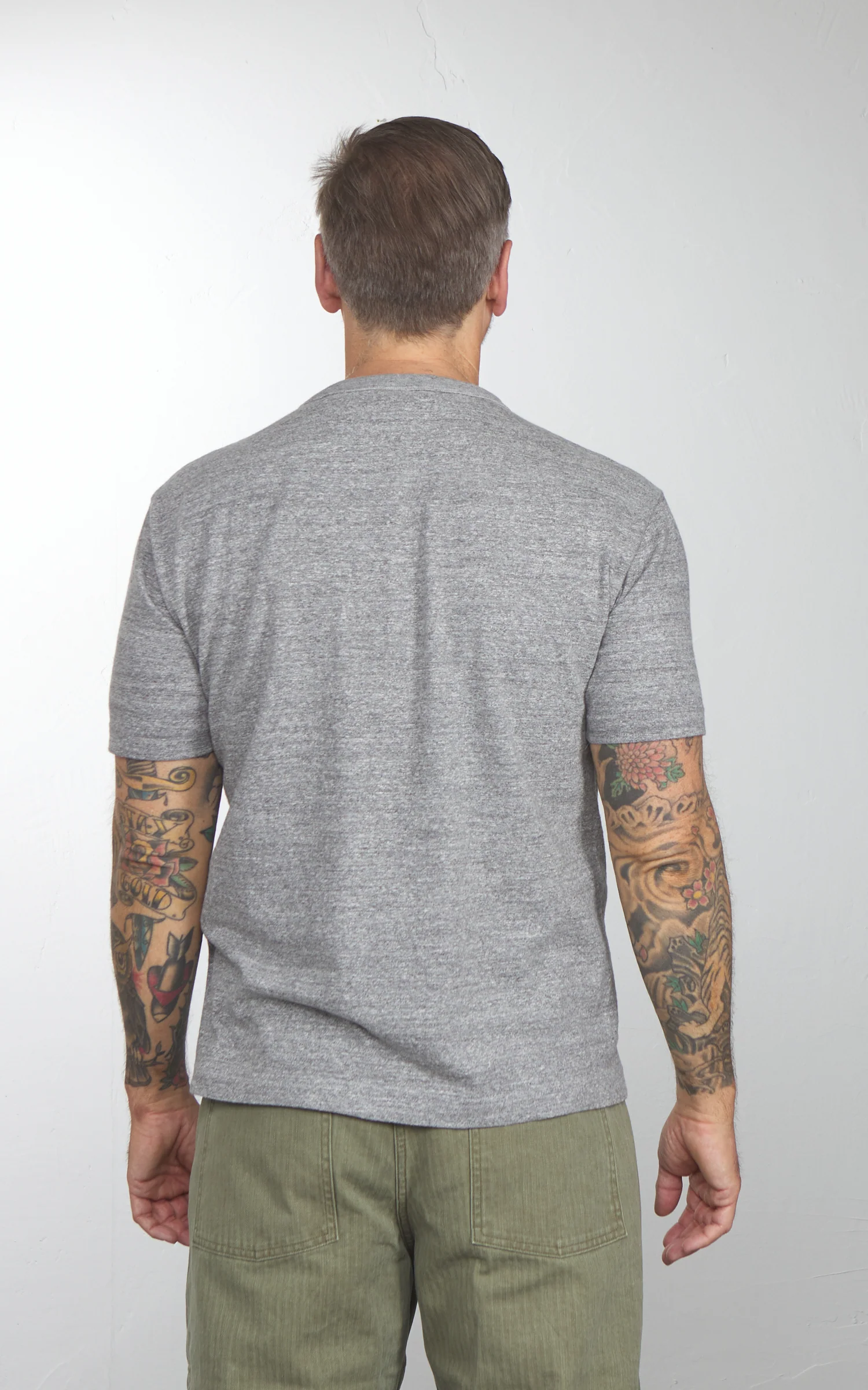 Barns Outfitters BR-11000 Tsuriami Pocket T-Shirt Grey - Image 4