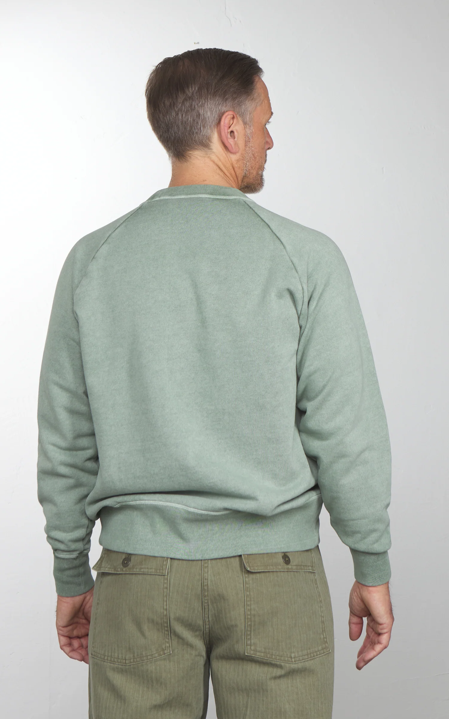 Barns Outfitters BR-26110 G.O.A.T. Slub Sweatshirt Sage - Image 4