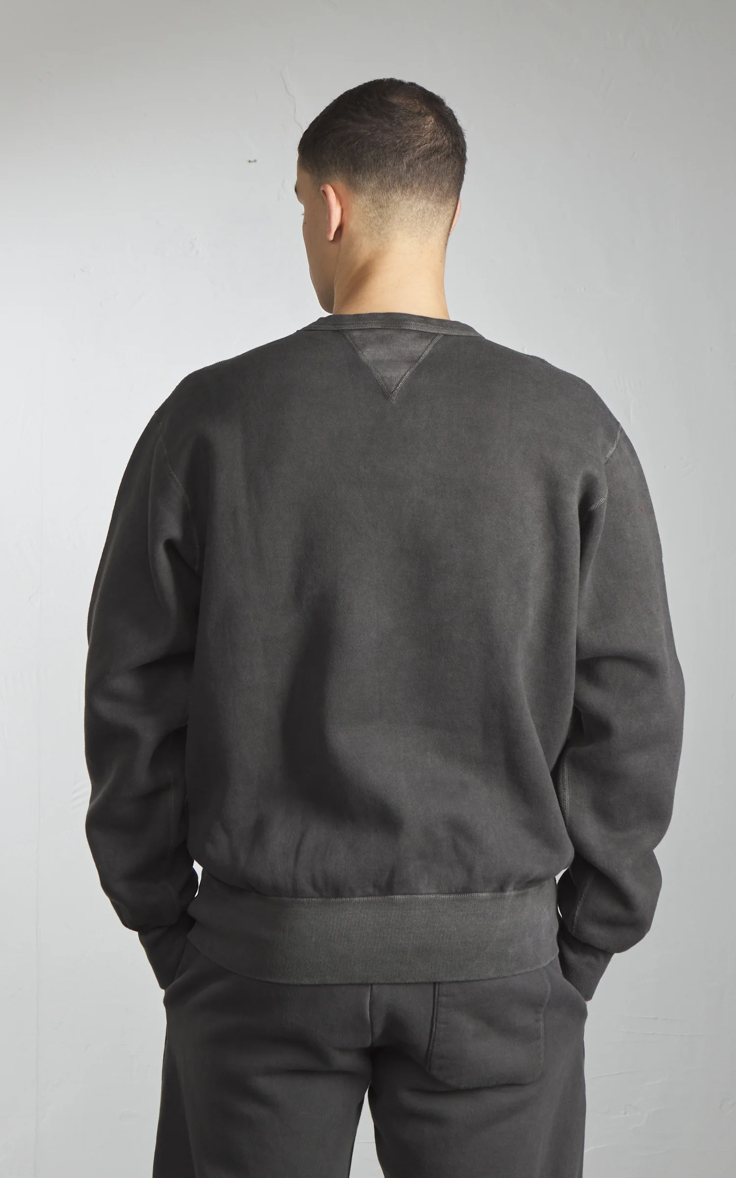 Barns Outfitters BR-3000PG COZUN Double V-Gusset Sweatshirt Black - Image 6