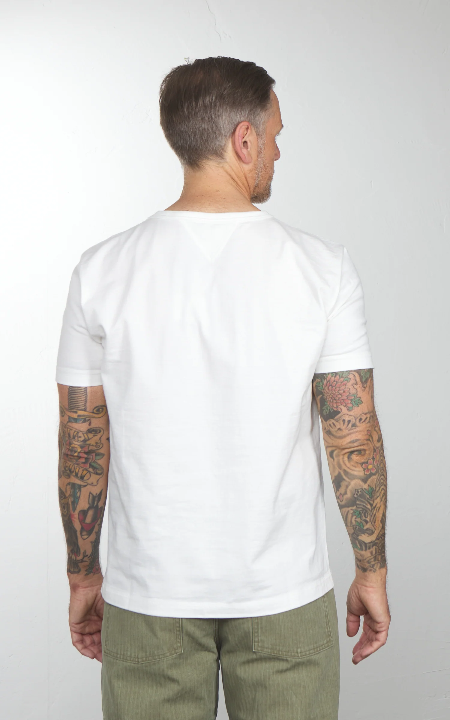 Barns Outfitters BR-8145 COZUN S/S Double V-Gusset T-Shirt Natural - Image 4