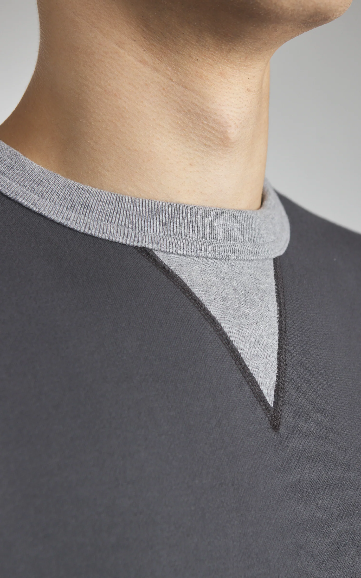 Barns Outfitters BR-3300 Cozun Switching Rib Sweatshirt Black - Image 5