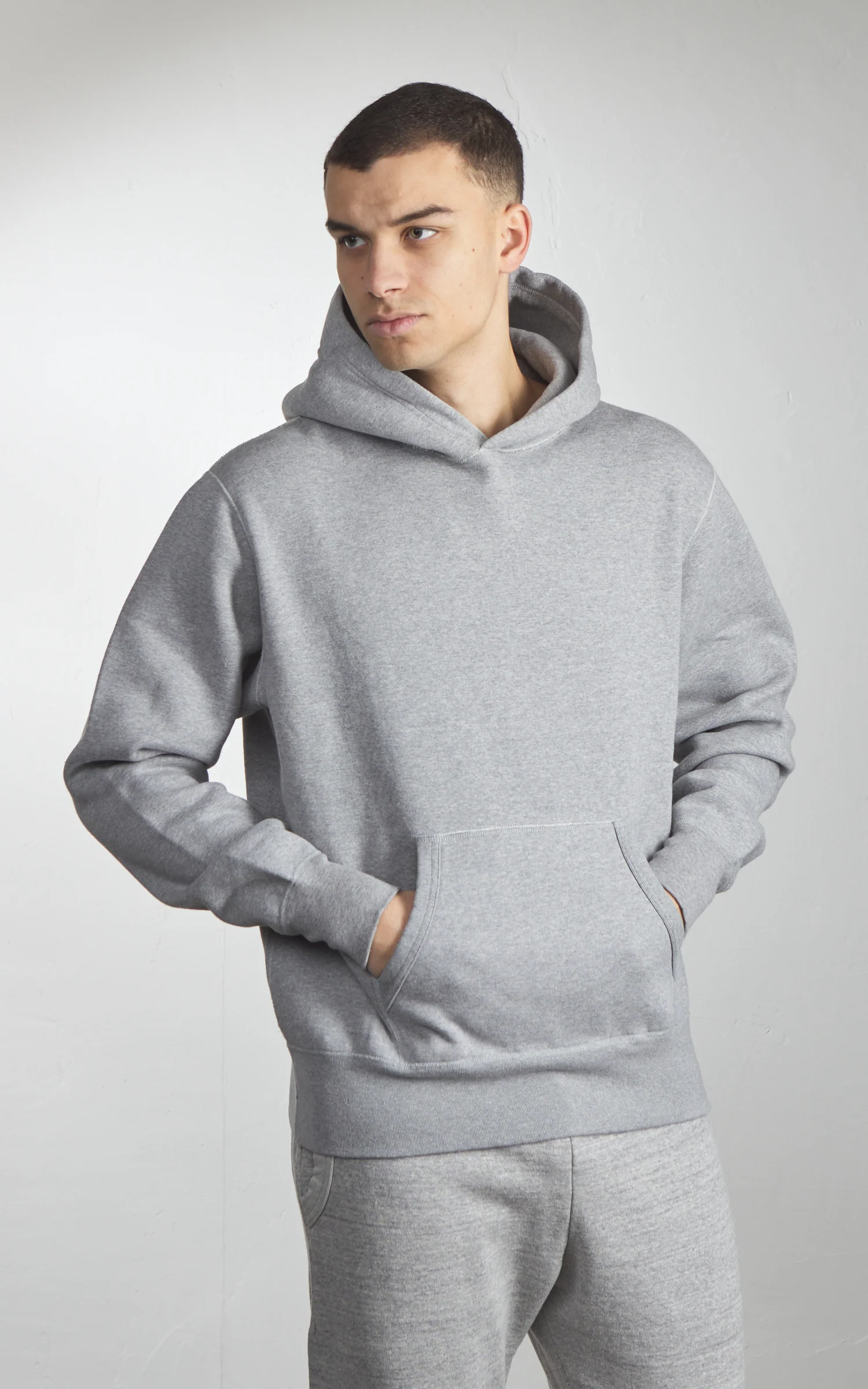 Barns Outfitters BR-3007 COZUN Pullover Hoodie Grey - Image 4