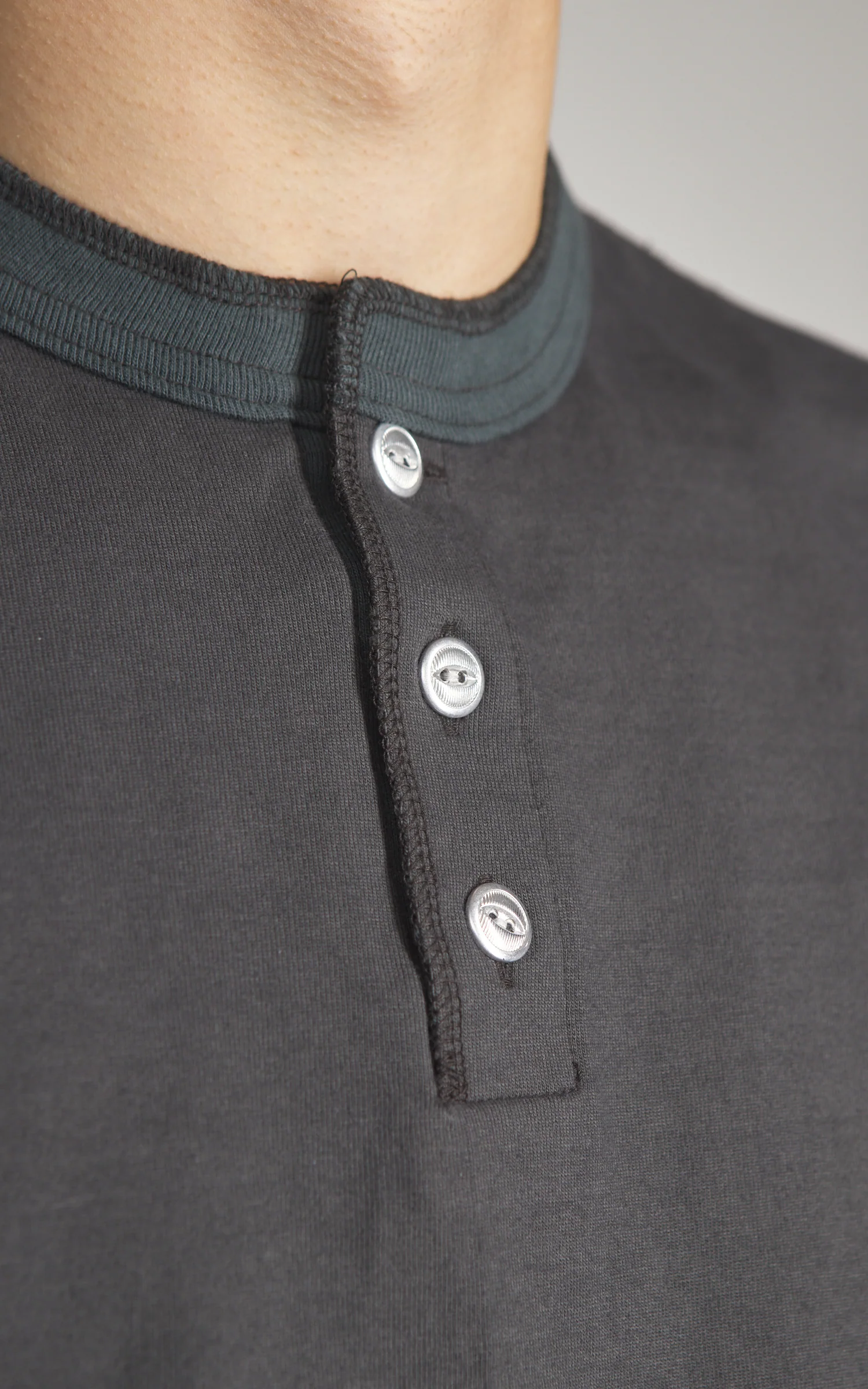 Barns Outfitters BR-8146SP COZUN S/S Henley T-Shirt Black - Image 5