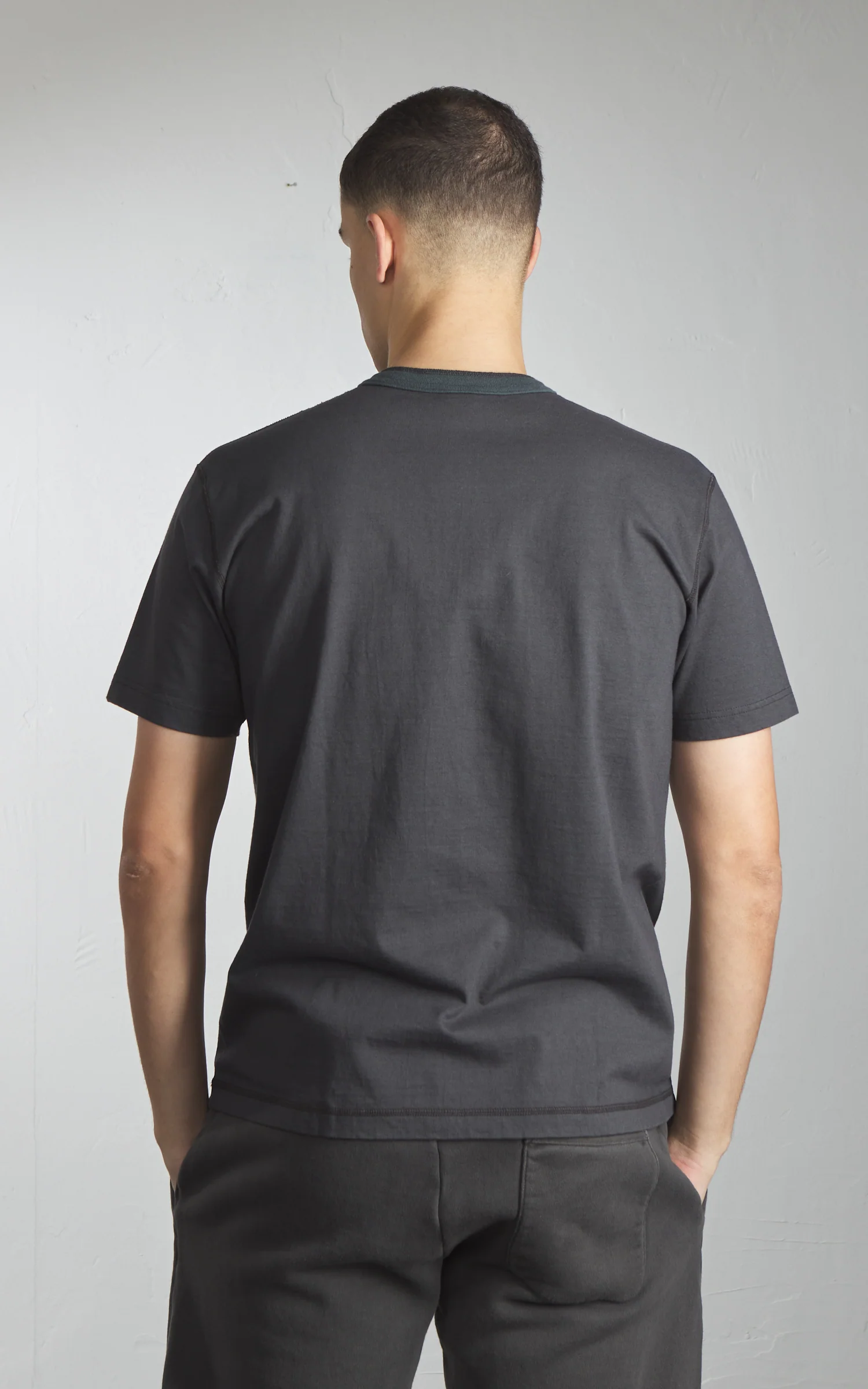 Barns Outfitters BR-8146SP COZUN S/S Henley T-Shirt Black - Image 6