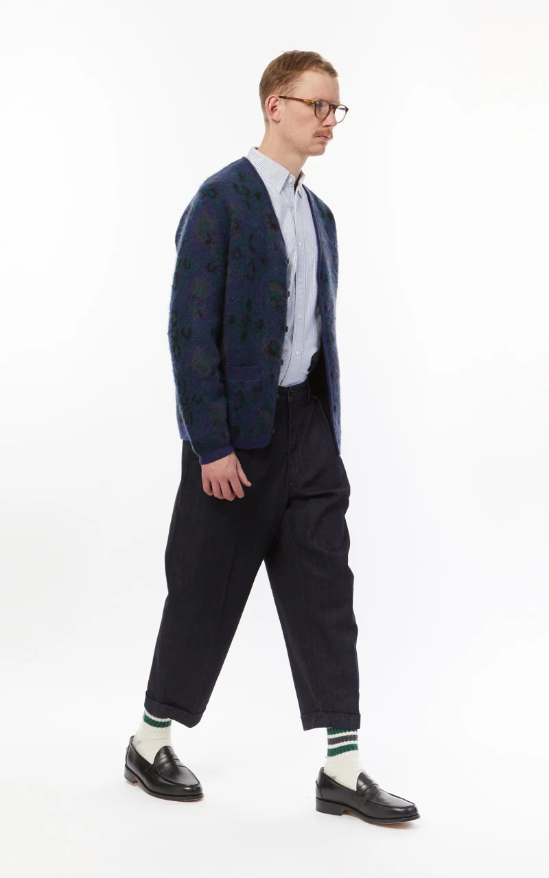 Beams Plus 2 Pleats Denim Indigo - Image 4
