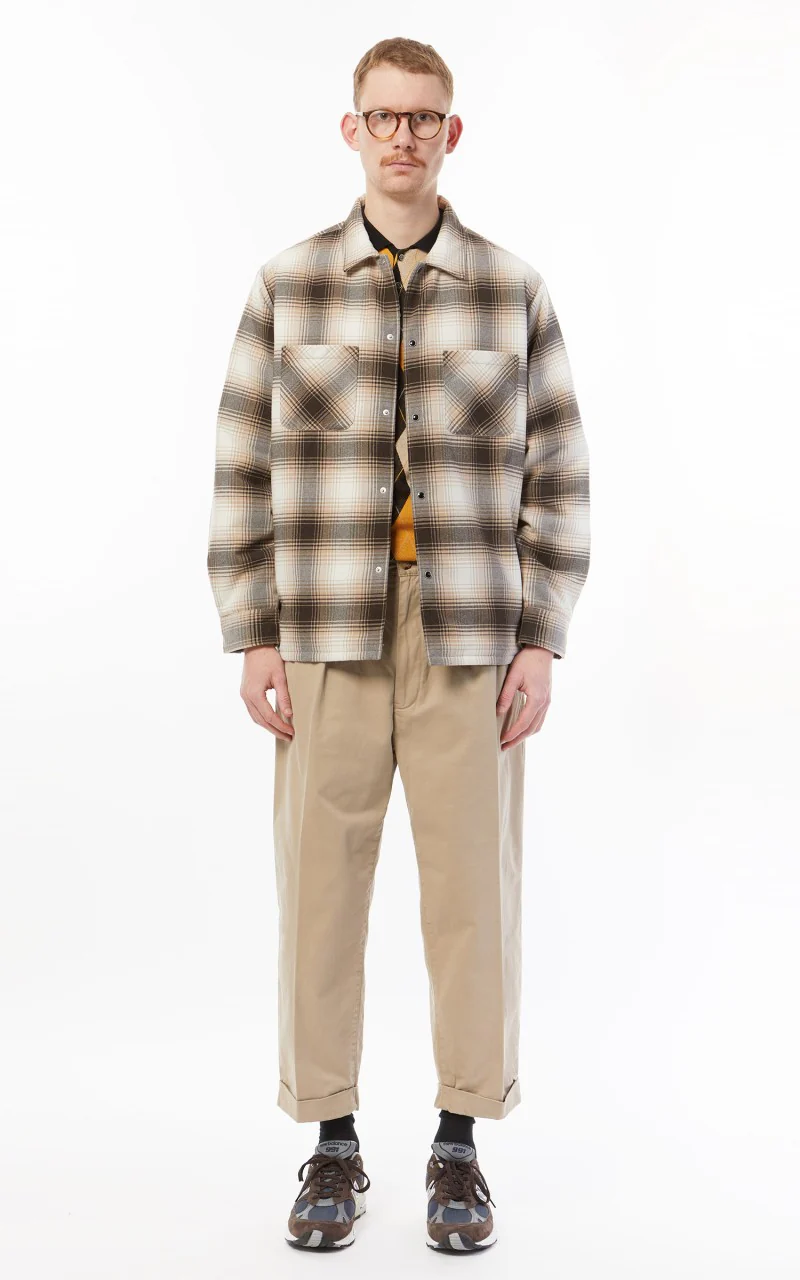 Beams Plus 2 Pleats Twill Chino Khaki - Image 2
