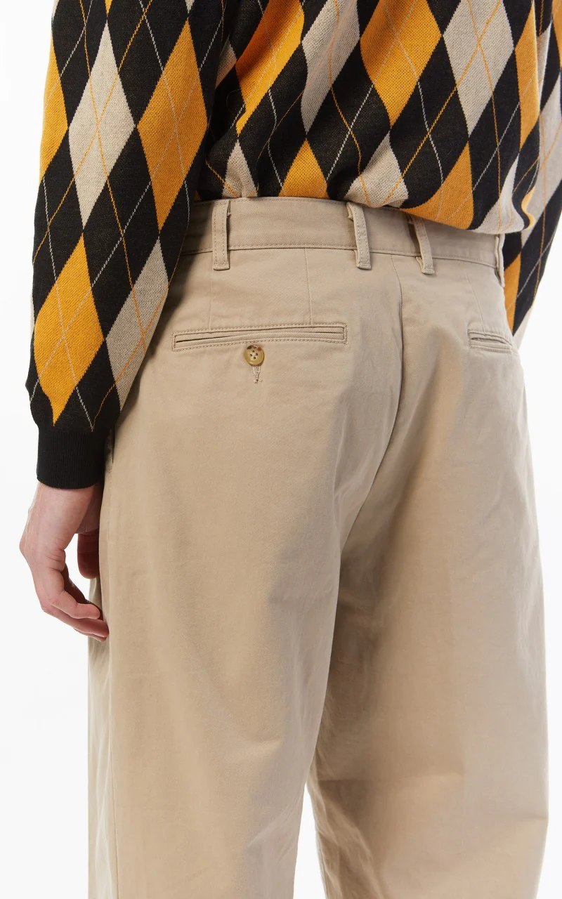 Beams Plus 2 Pleats Twill Chino Khaki - Image 8