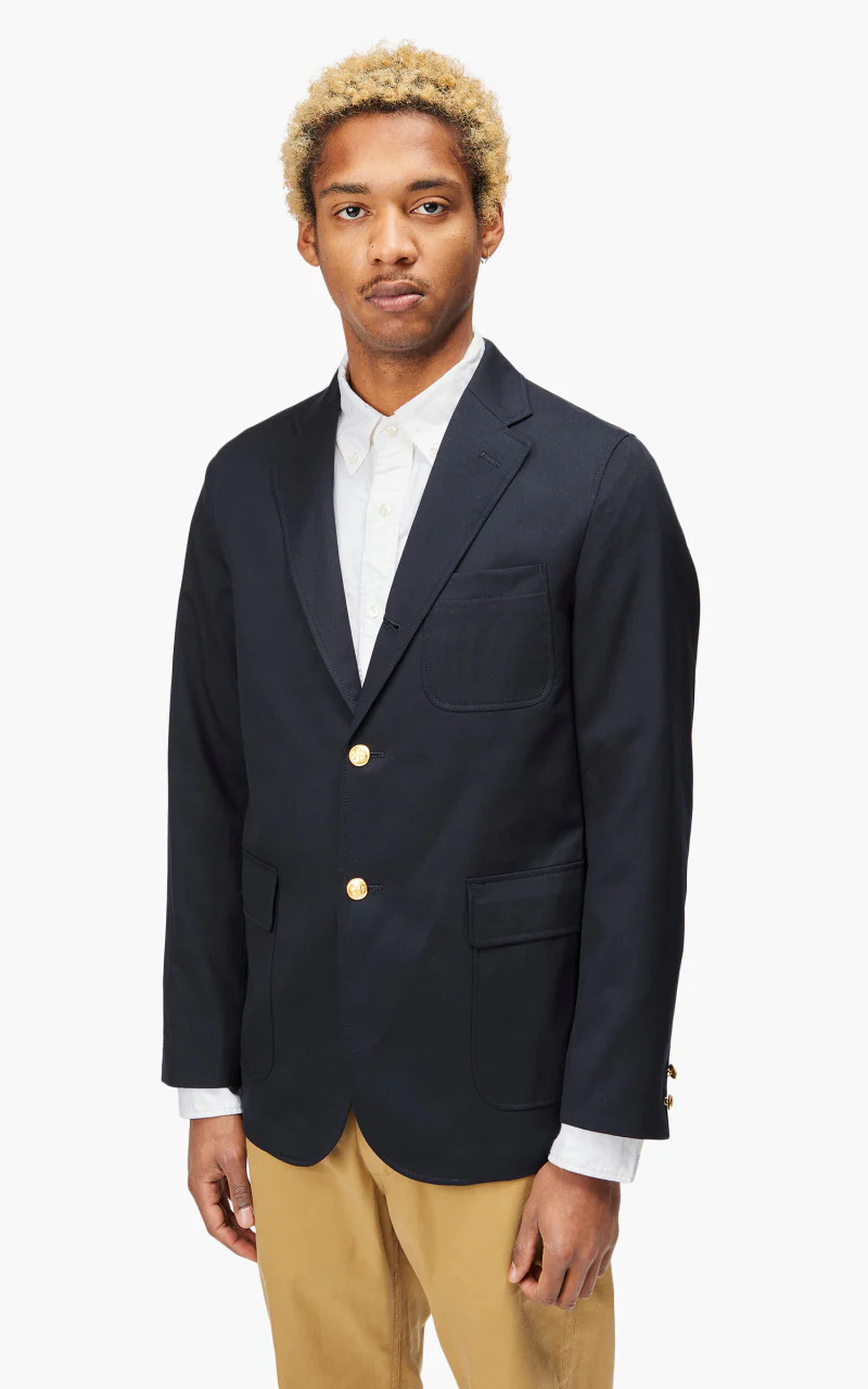 Beams Plus 3B Blazer Navy - Image 3