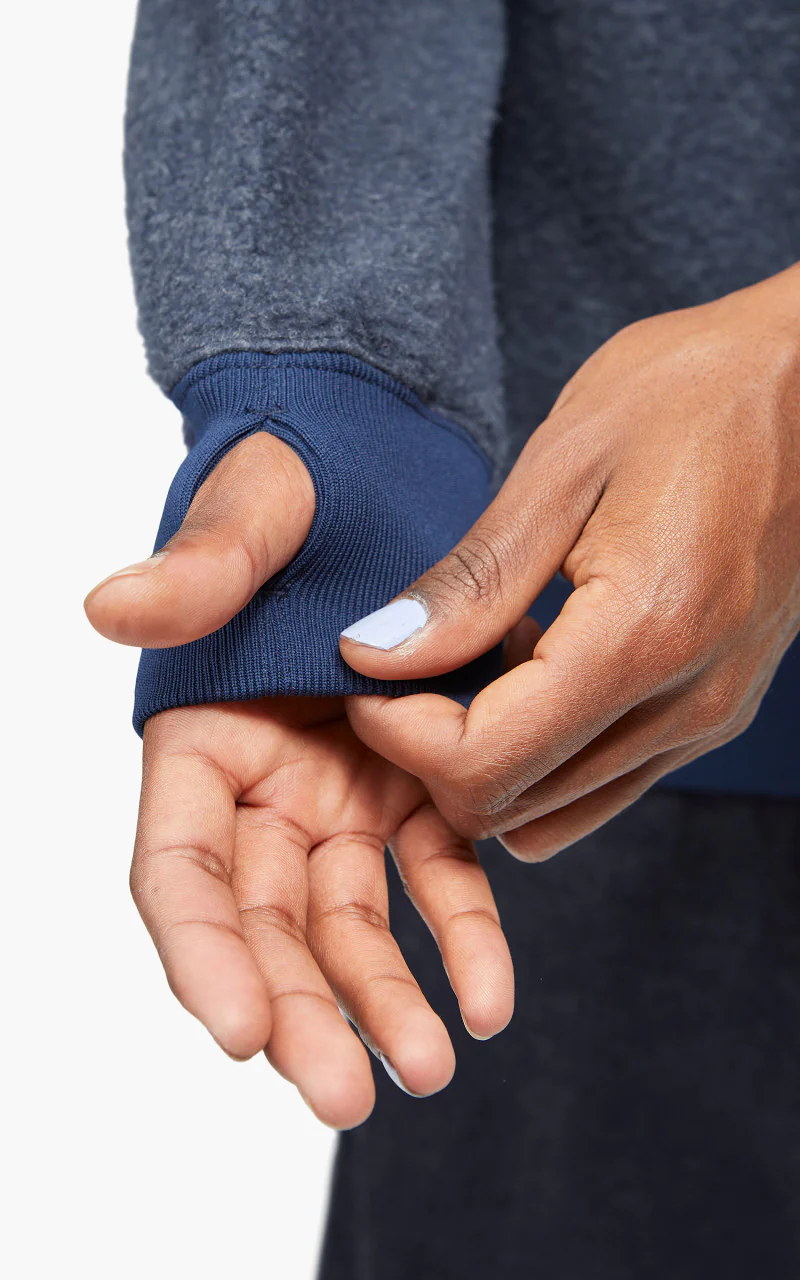 Beams Plus MIL Half Zip Fleece Navy - Image 7