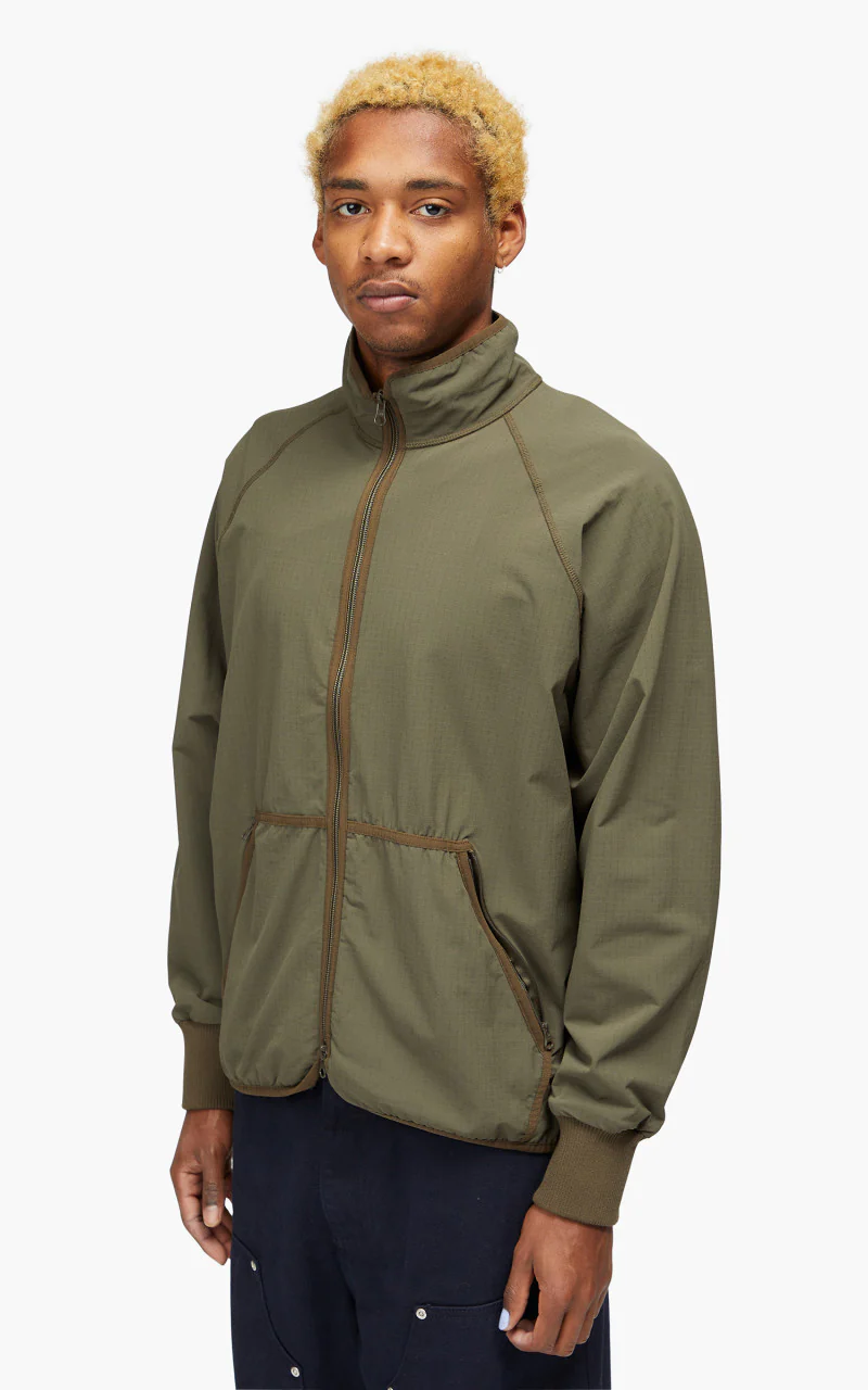 Beams Plus MIL Liner Jersey Back Fleece Olive - Image 4