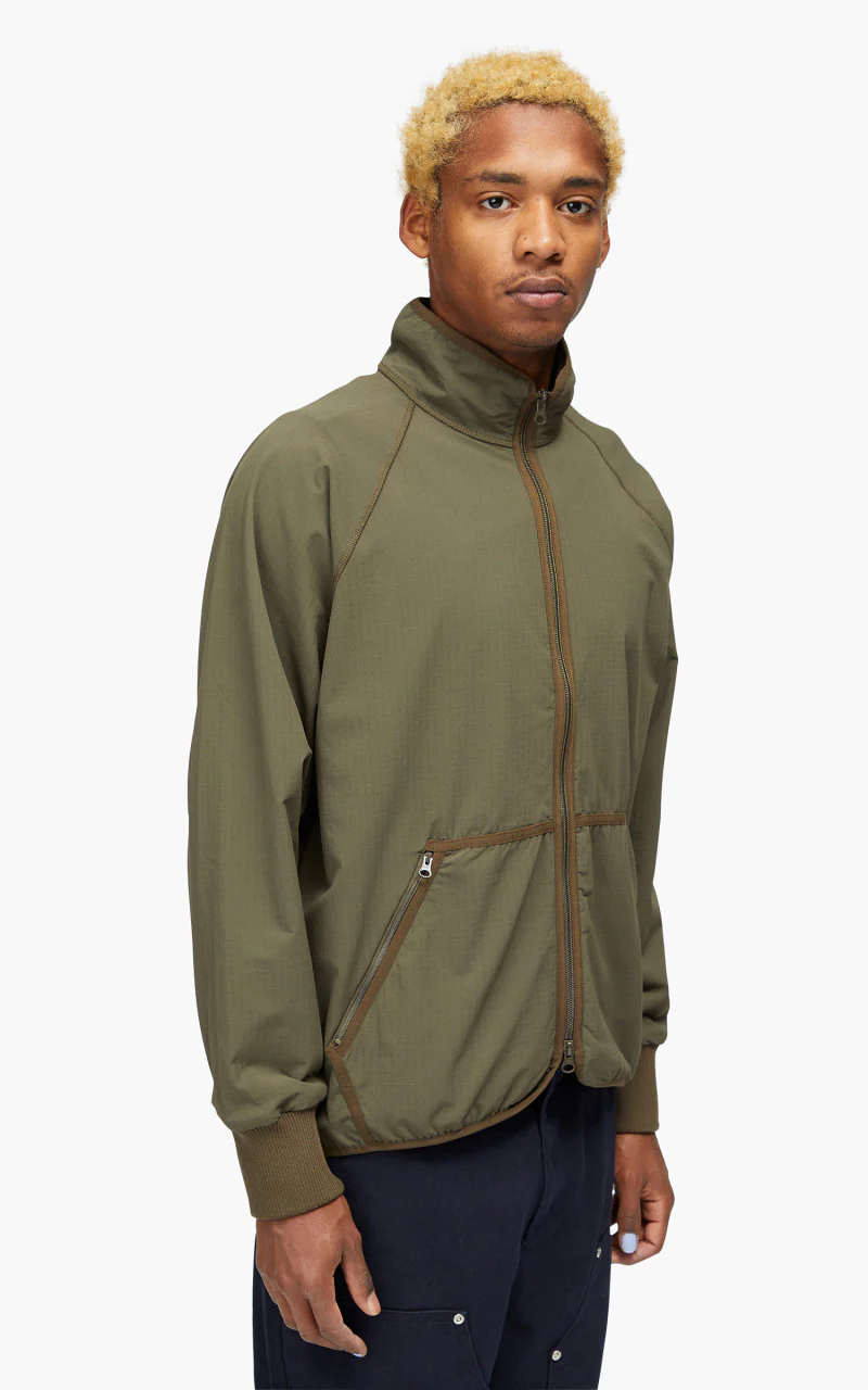Beams Plus MIL Liner Jersey Back Fleece Olive - Image 5