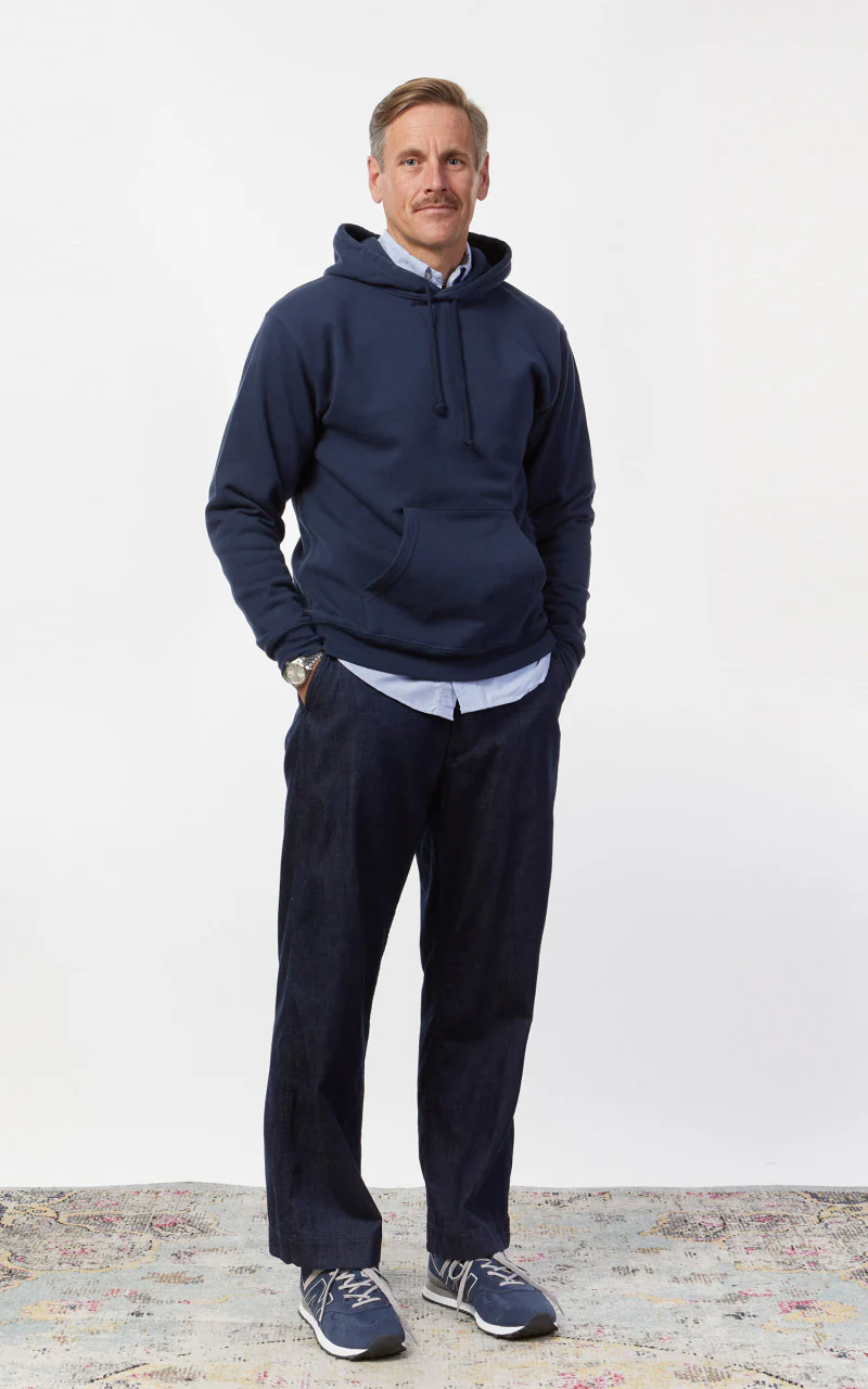Beams Plus Mil Trousers Denim Indigo - Image 3