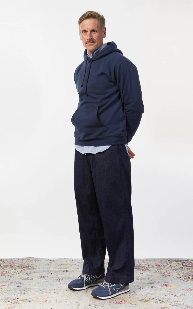 Beams Plus Mil Trousers Denim Indigo - Image 4