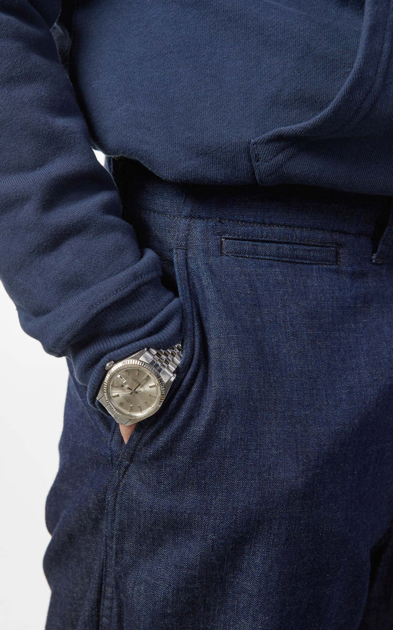 Beams Plus Mil Trousers Denim Indigo - Image 9