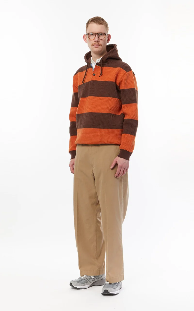 Beams Plus Mil Trousers Twill Khaki - Image 3