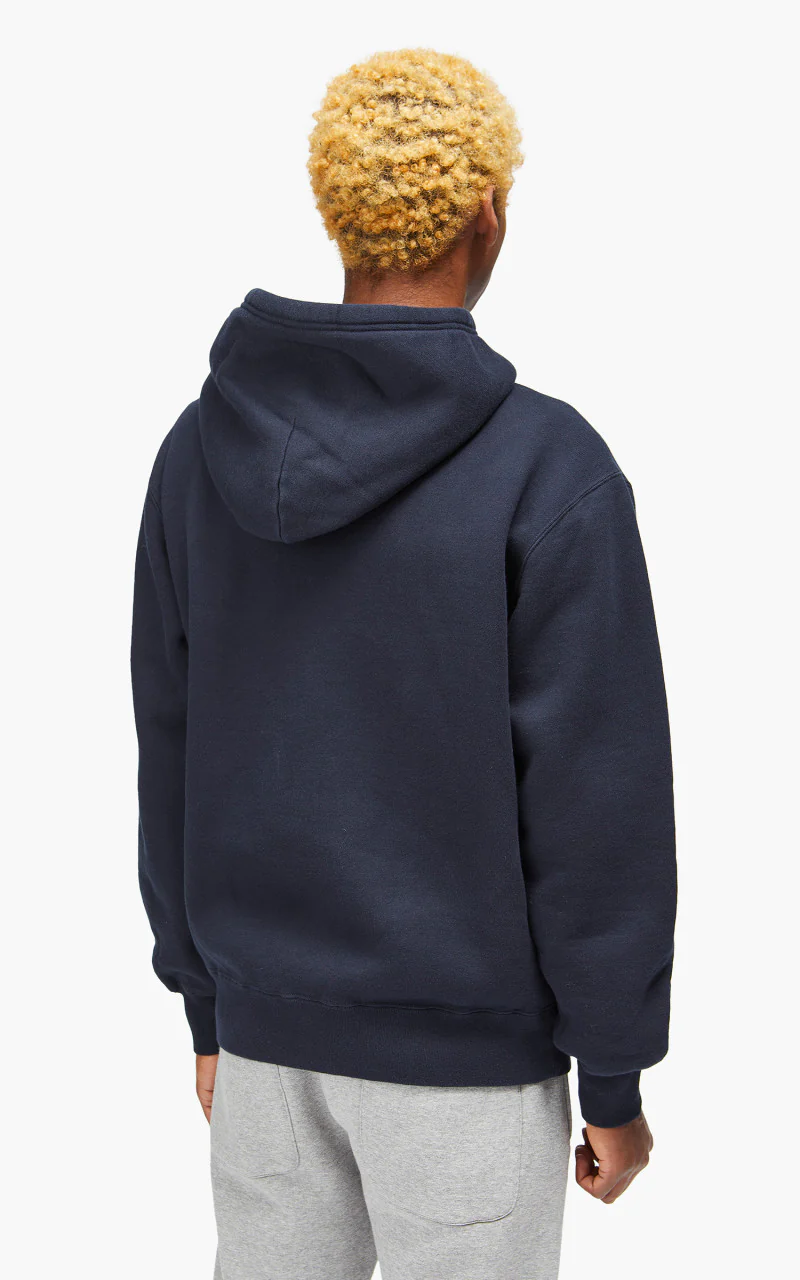 Beams Plus Pullover Hoodie Sweat Navy - Image 5
