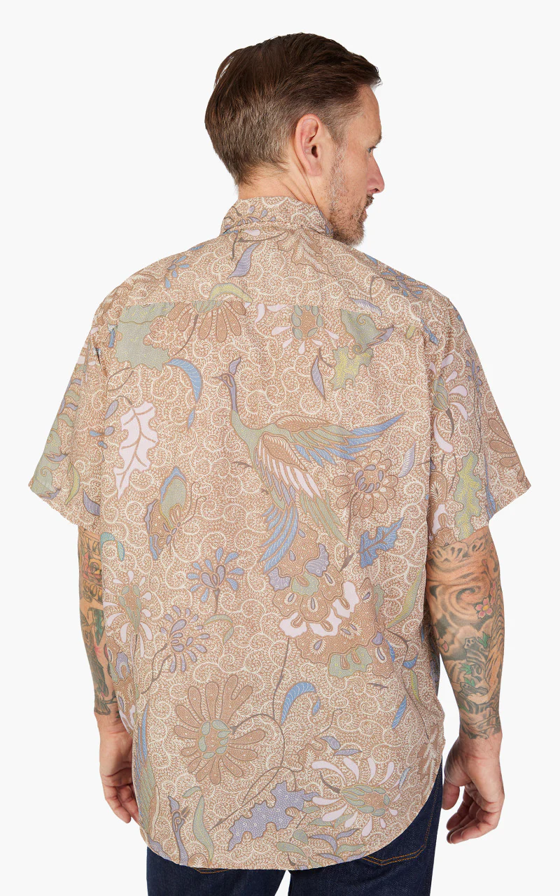 Beams Plus Short Sleeve Adventure Shirt II Beige - Image 5