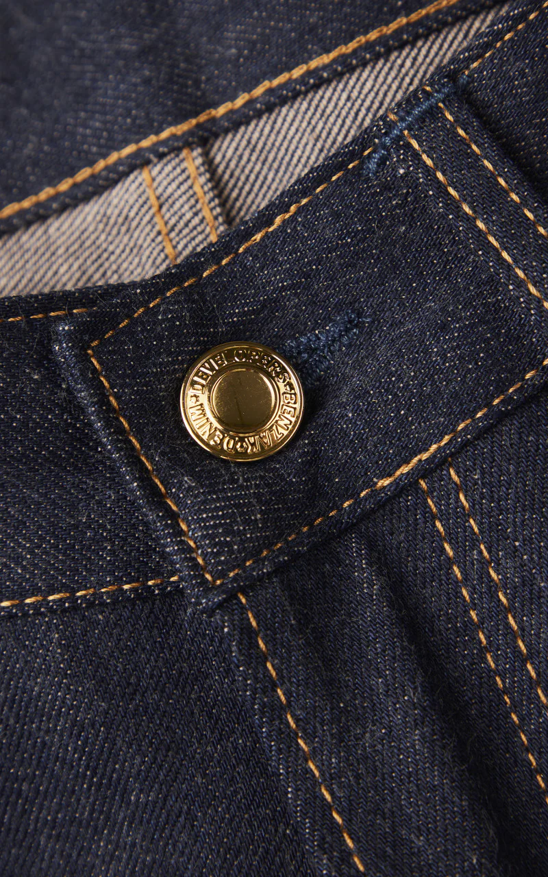Benzak B-01 Slim Brown Cotton Golden Selvedge 15oz '10-Year Anniversary' - Image 10