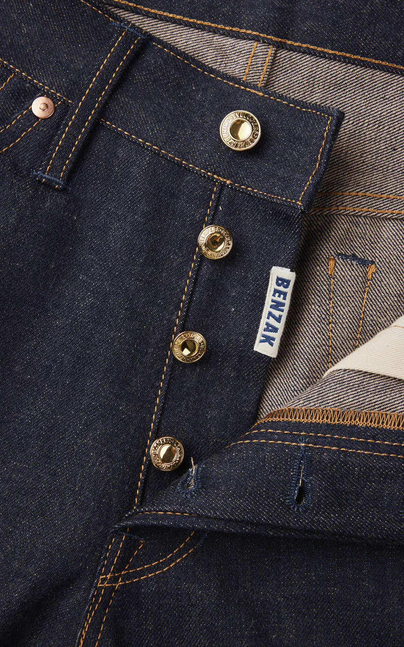 Benzak B-01 Slim Brown Cotton Golden Selvedge 15oz '10-Year Anniversary' - Image 11