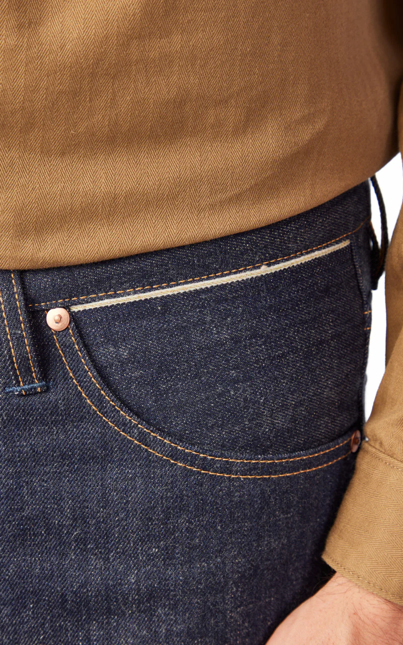 Benzak B-01 Slim Brown Cotton Golden Selvedge 15oz '10-Year Anniversary' - Image 17
