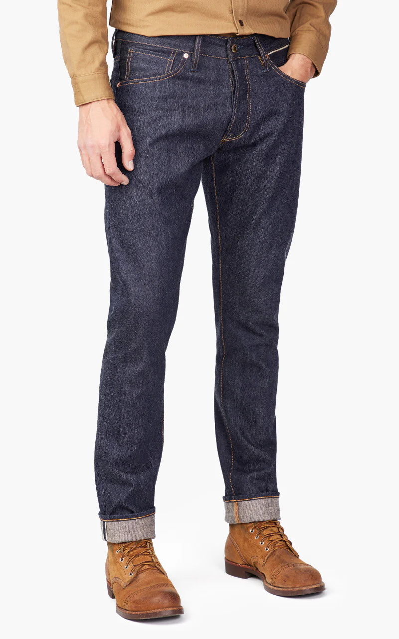 Benzak B-01 Slim Brown Cotton Golden Selvedge 15oz '10-Year Anniversary' - Image 4