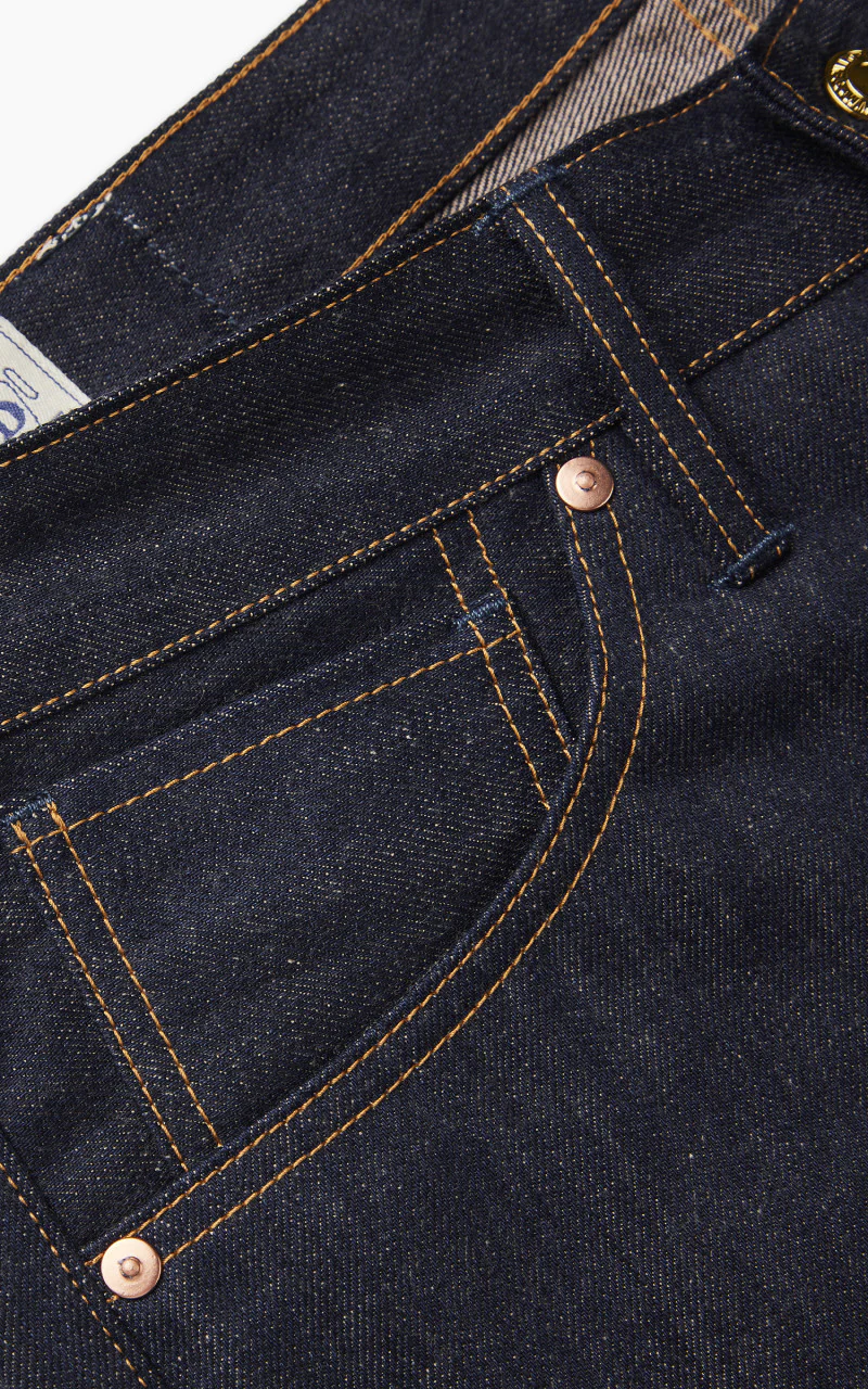 Benzak B-01 Slim Brown Cotton Golden Selvedge 15oz '10-Year Anniversary' - Image 9