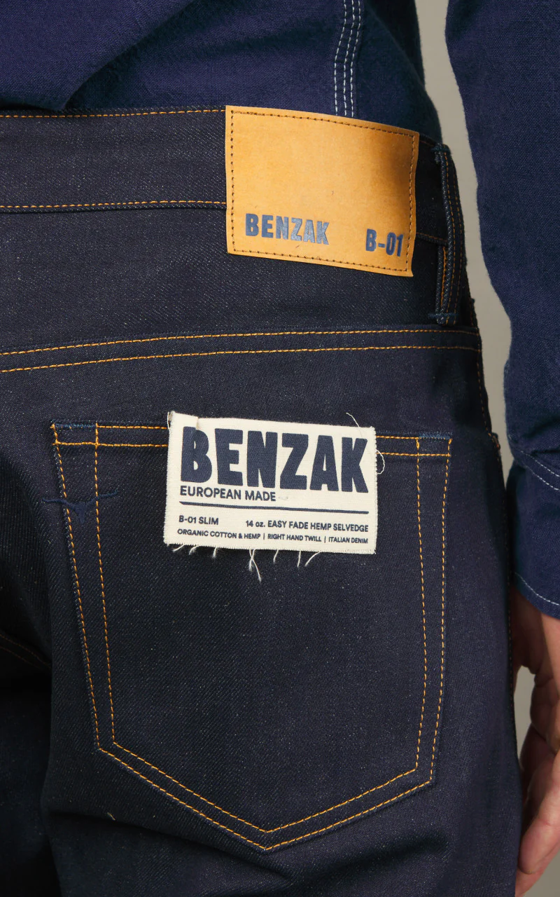 Benzak B-01 Slim Easy Fade Hemp Selvedge 14oz - Image 7