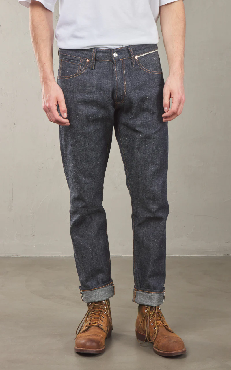Benzak B-01 Slim Neppy Selvedge Indigo 11oz - Image 2