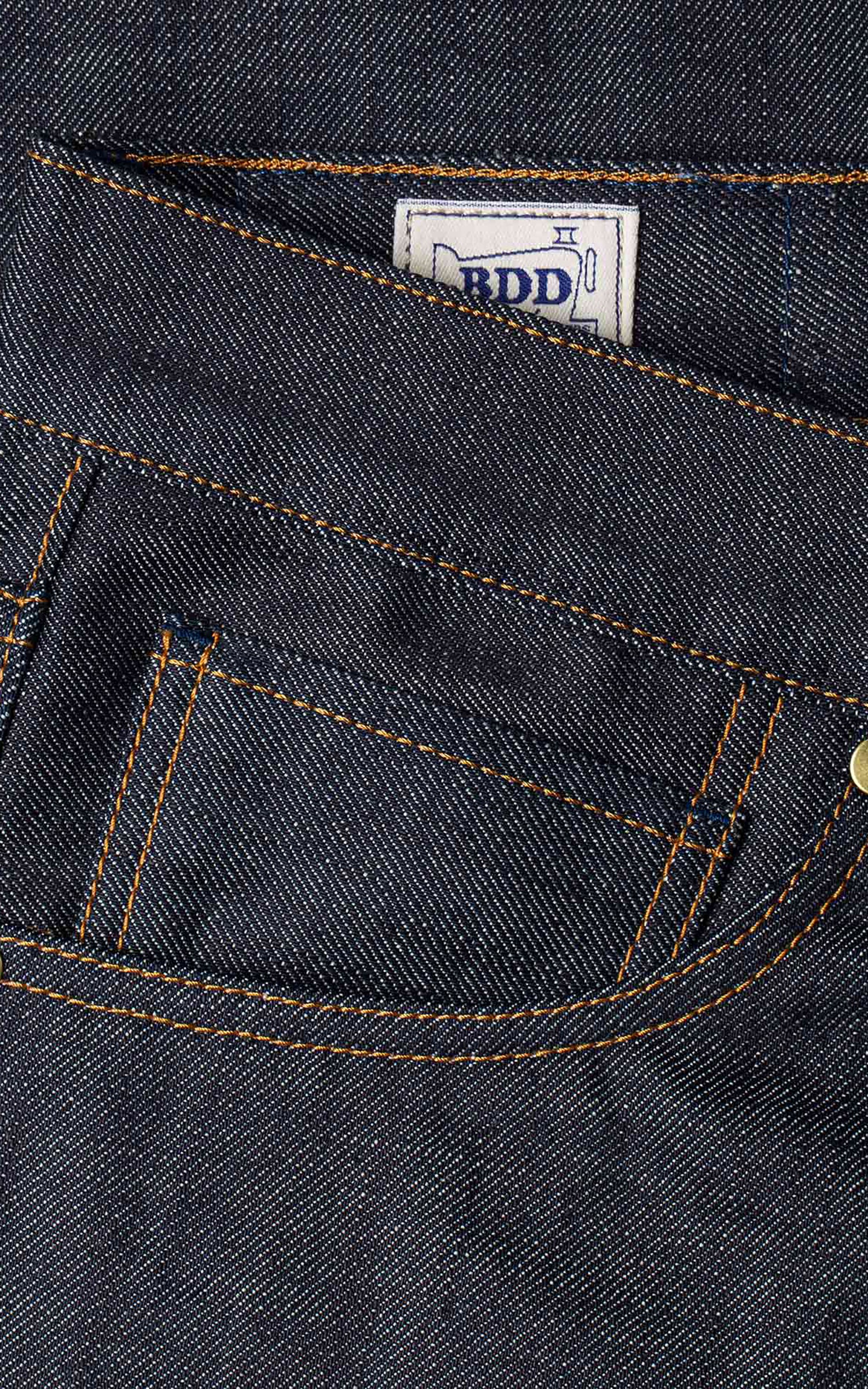 Benzak B-02 Regular Straight Green Cast Selvedge Indigo 14oz - Image 11