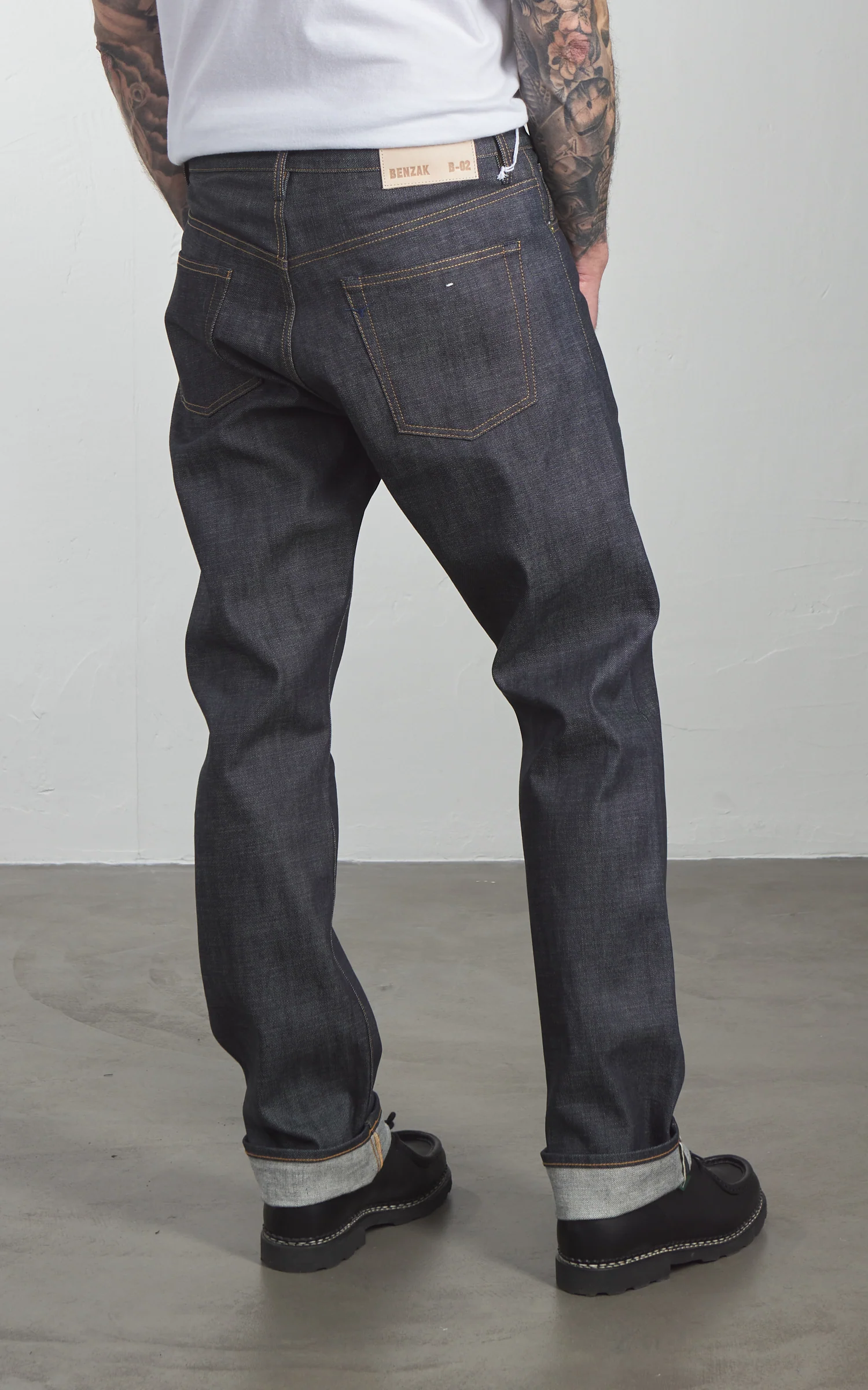 Benzak B-02 Regular Straight Green Cast Selvedge Indigo 14oz - Image 6