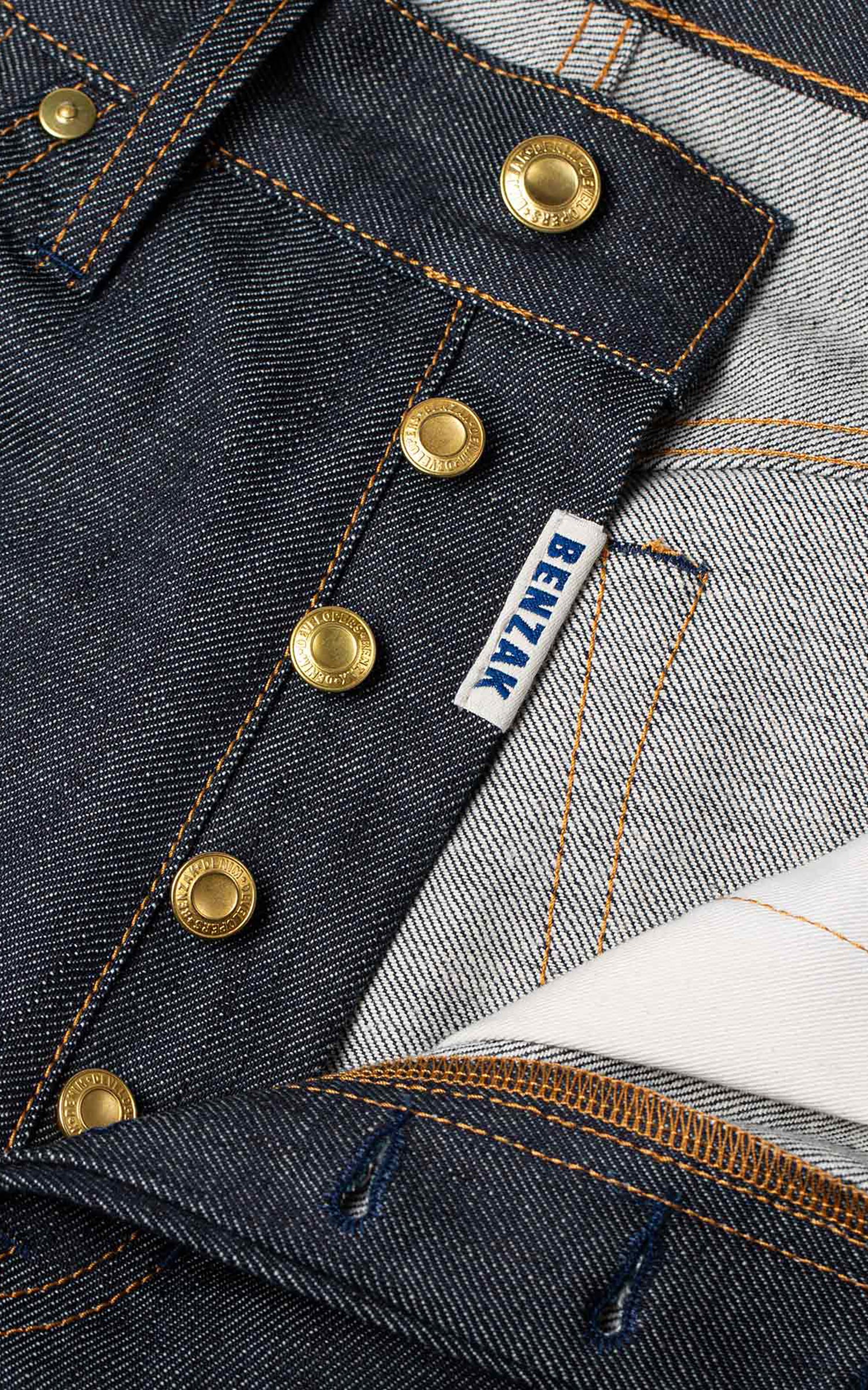 Benzak B-02 Regular Straight Green Cast Selvedge Indigo 14oz - Image 9