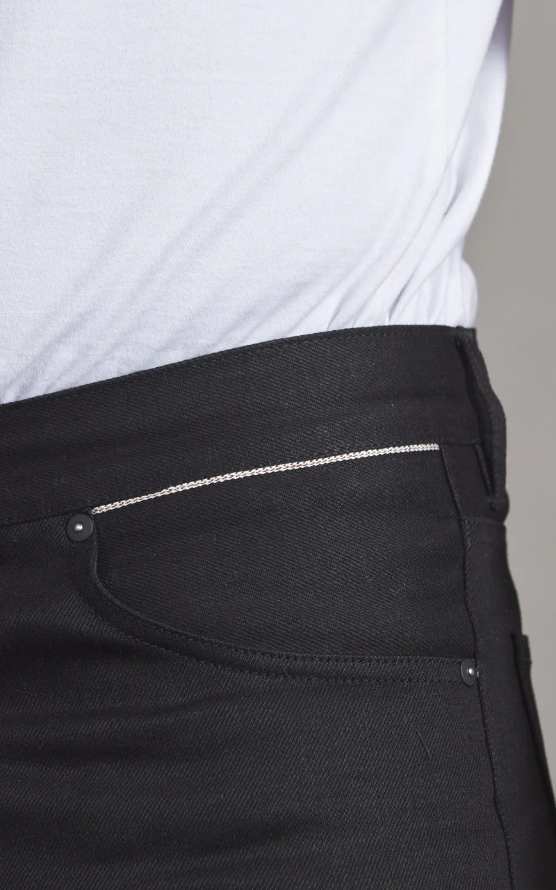 Benzak B-02 Straight Black Slub Selvedge Black 13oz - Image 7