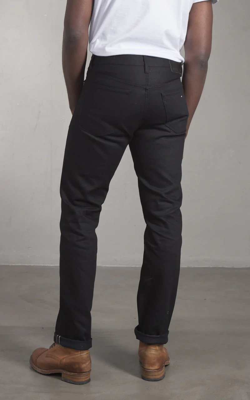 Benzak B-02 Straight Black Slub Selvedge Black 13oz - Image 8