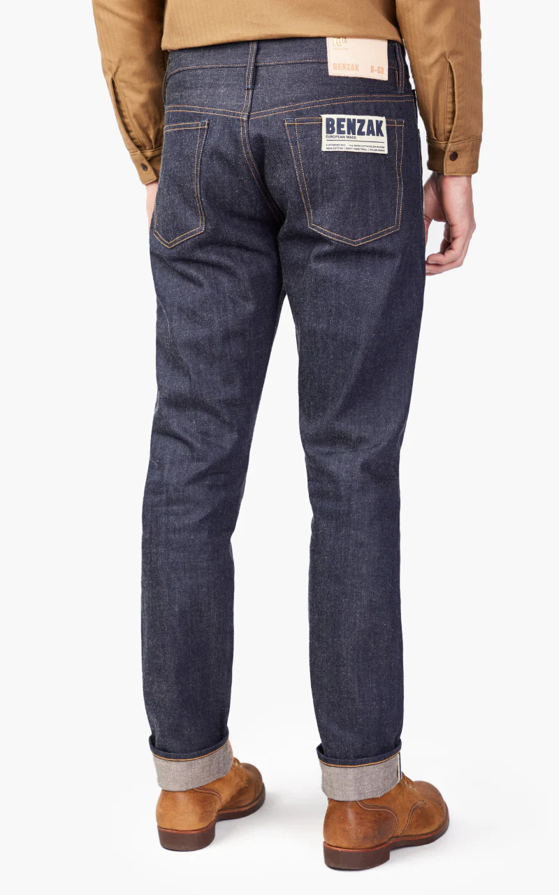 Benzak B-03 Tapered Brown Cotton Golden Selvedge 15oz '10-Year Anniversary' - Image 3