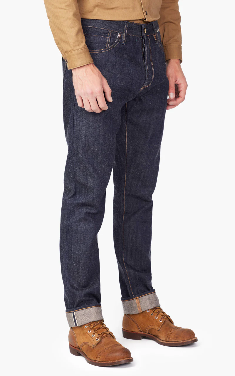Benzak B-03 Tapered Brown Cotton Golden Selvedge 15oz '10-Year Anniversary' - Image 4