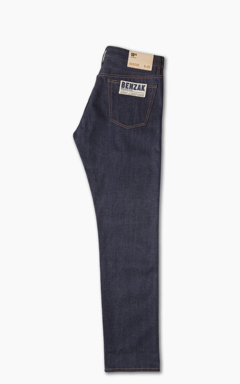 Benzak B-03 Tapered Brown Cotton Golden Selvedge 15oz '10-Year Anniversary' - Image 5