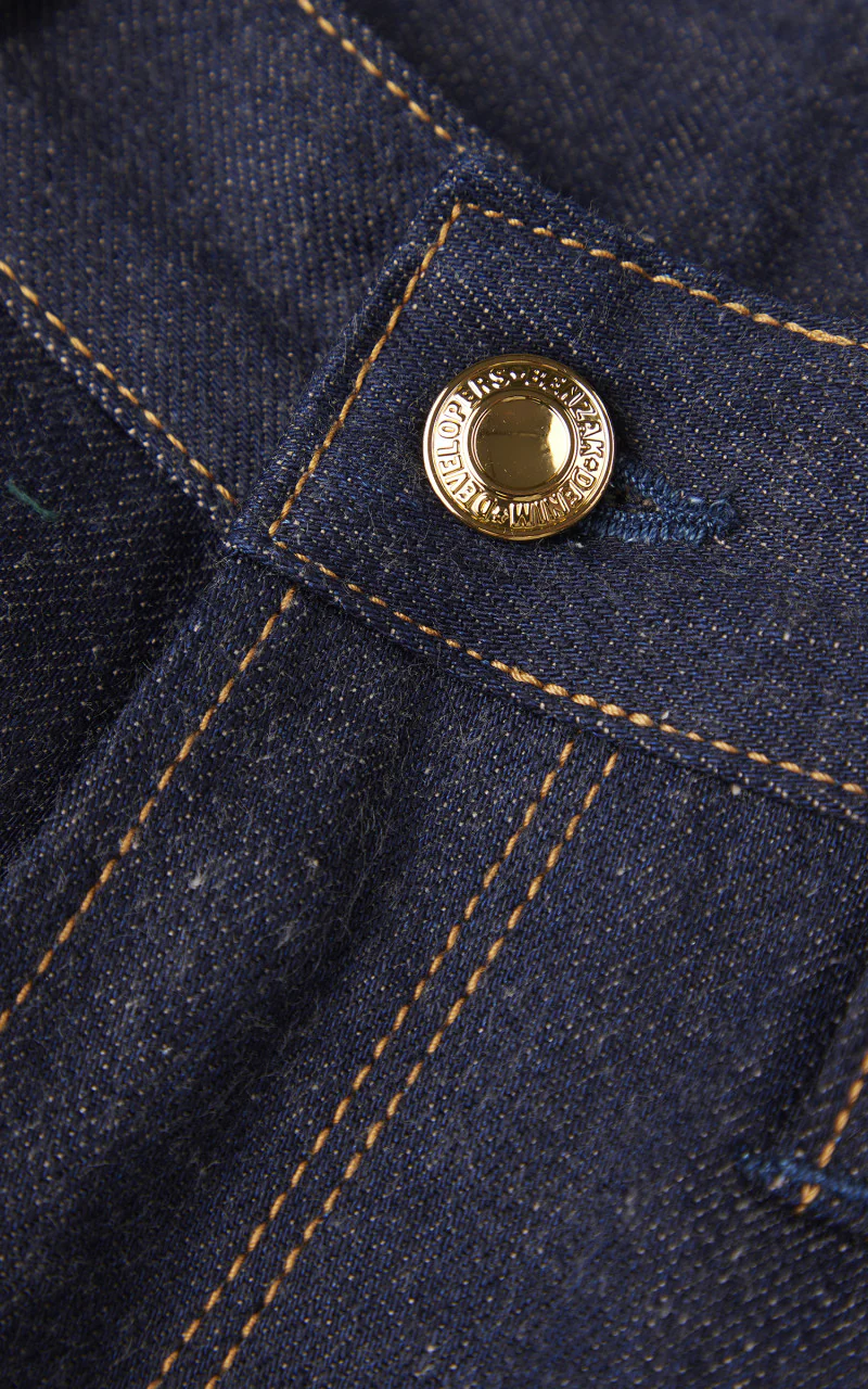 Benzak B-03 Tapered Brown Cotton Golden Selvedge 15oz '10-Year Anniversary' - Image 9