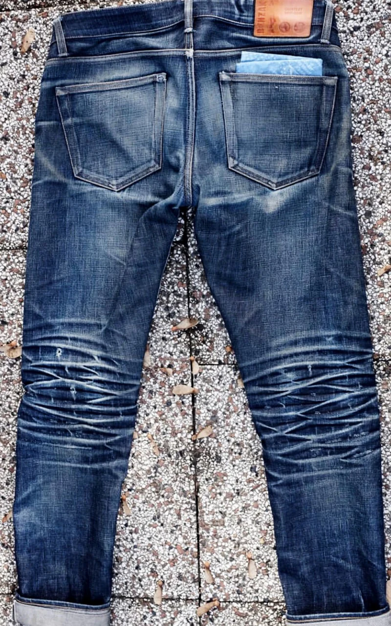 Benzak B-03 Tapered Kojima Selvedge Indigo 15.5oz - Image 11