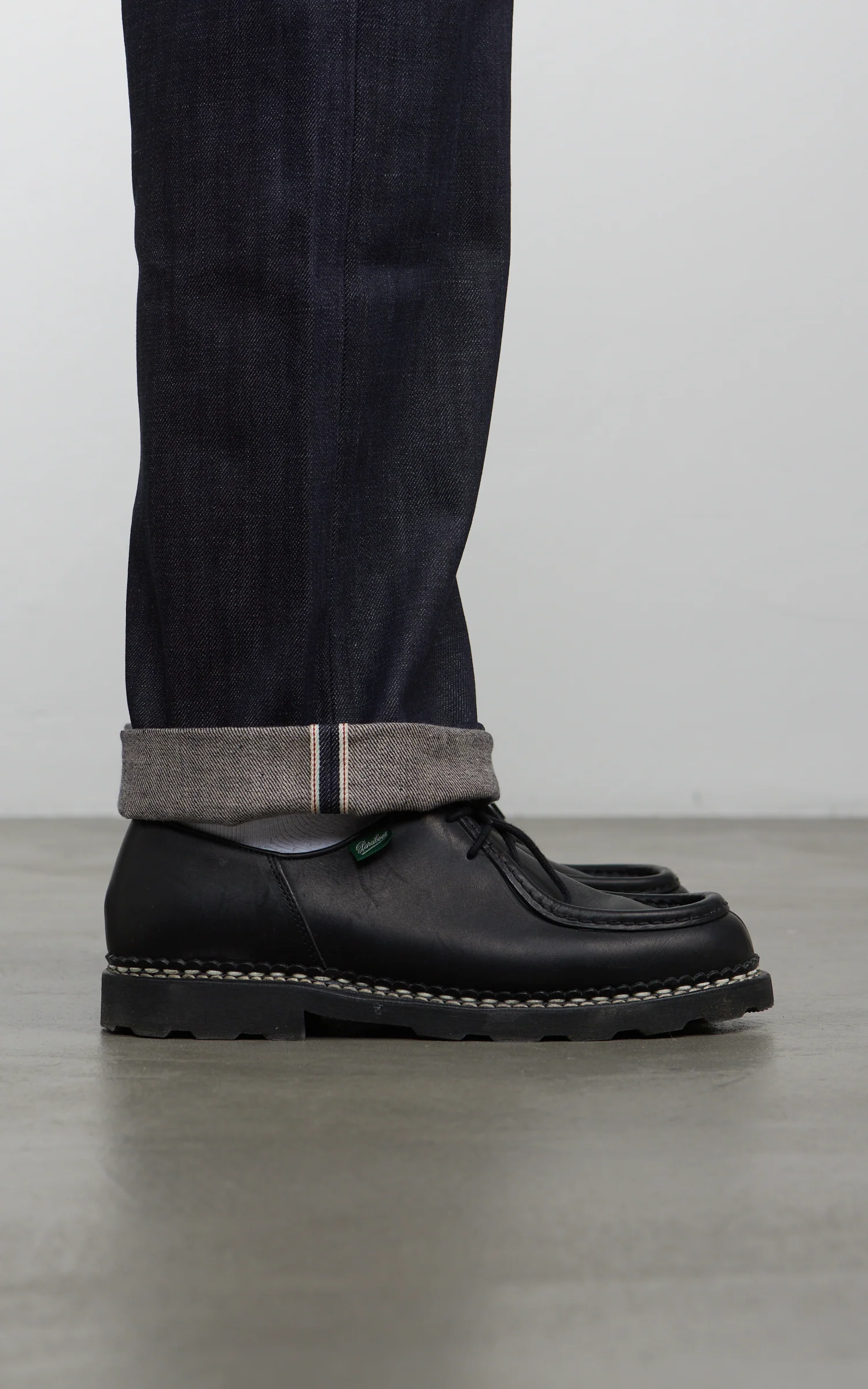 Benzak B-07 Relaxed Straight Brown Cotton Selvedge Indigo 13oz - Image 6