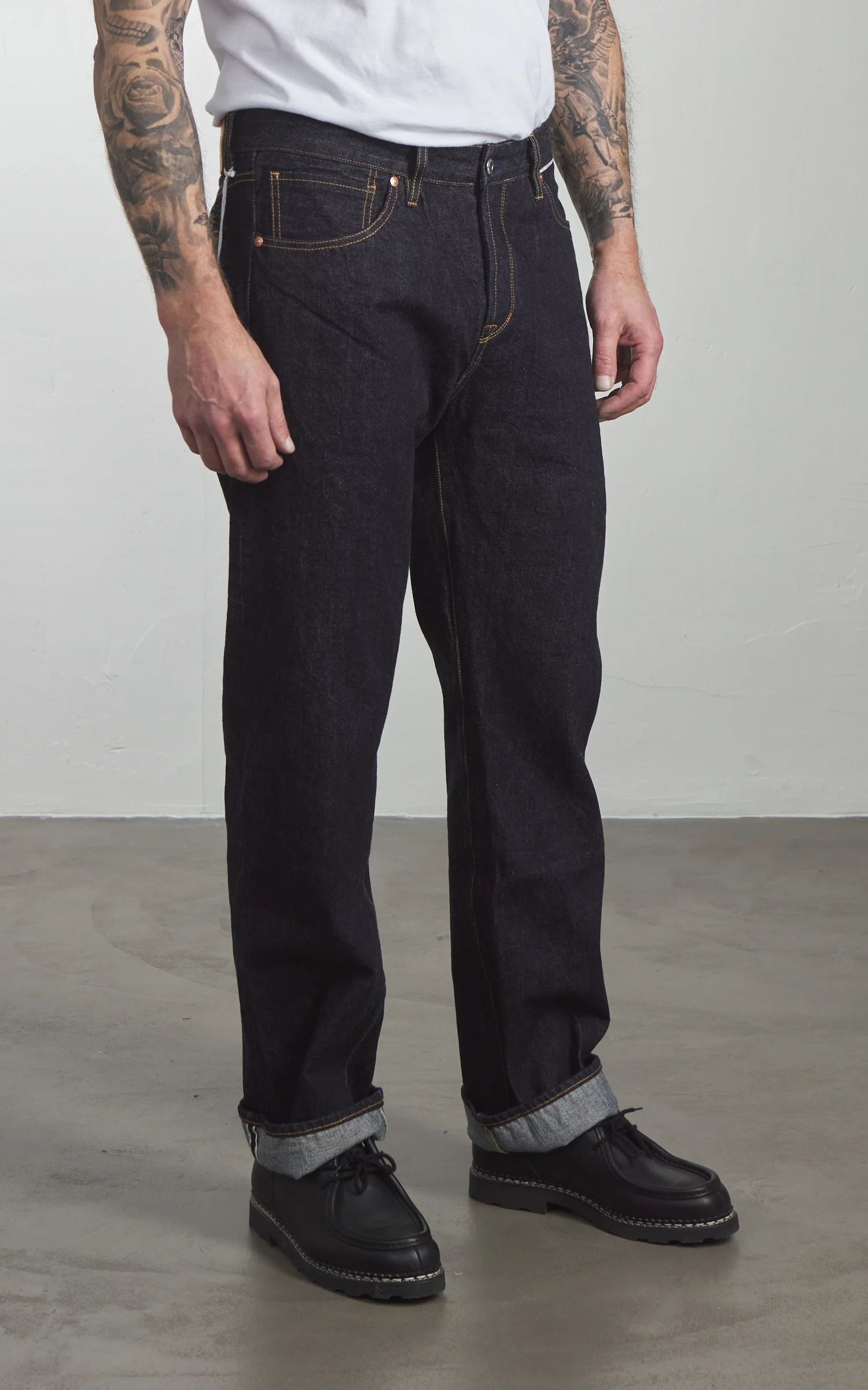 Benzak B-07 Relaxed Straight Forties Era Selvedge Indigo 14oz - Image 4
