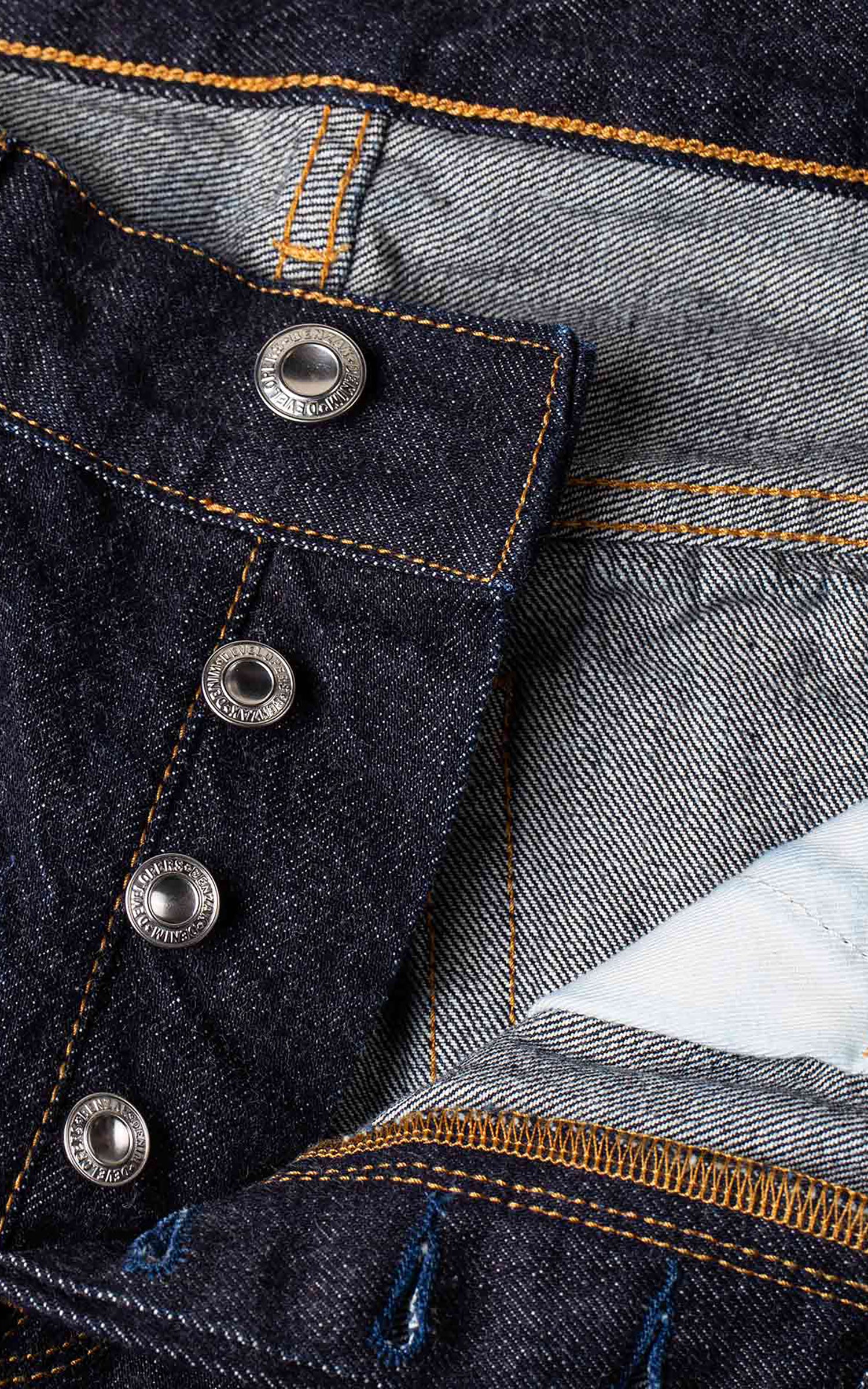 Benzak B-07 Relaxed Straight Forties Era Selvedge Indigo 14oz - Image 9