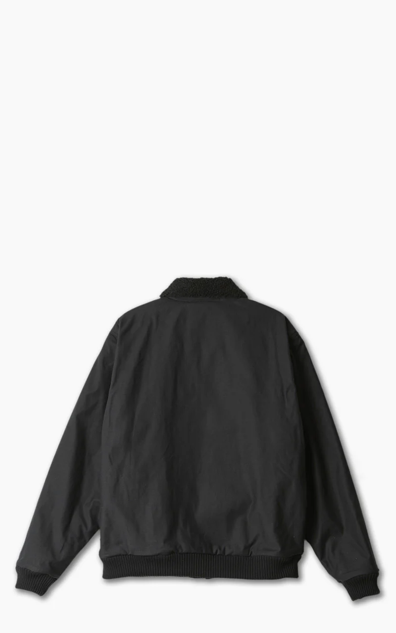 Benzak BBJ-03 Flight Jacket M65 Reverse Sateen Twill Black - Image 3