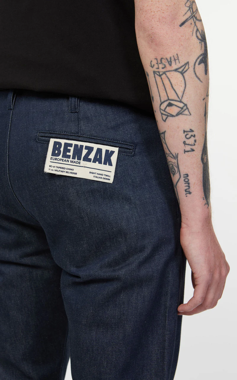 Benzak BC-01 Tapered Chino Military Selvedge Denim 11oz - Image 7