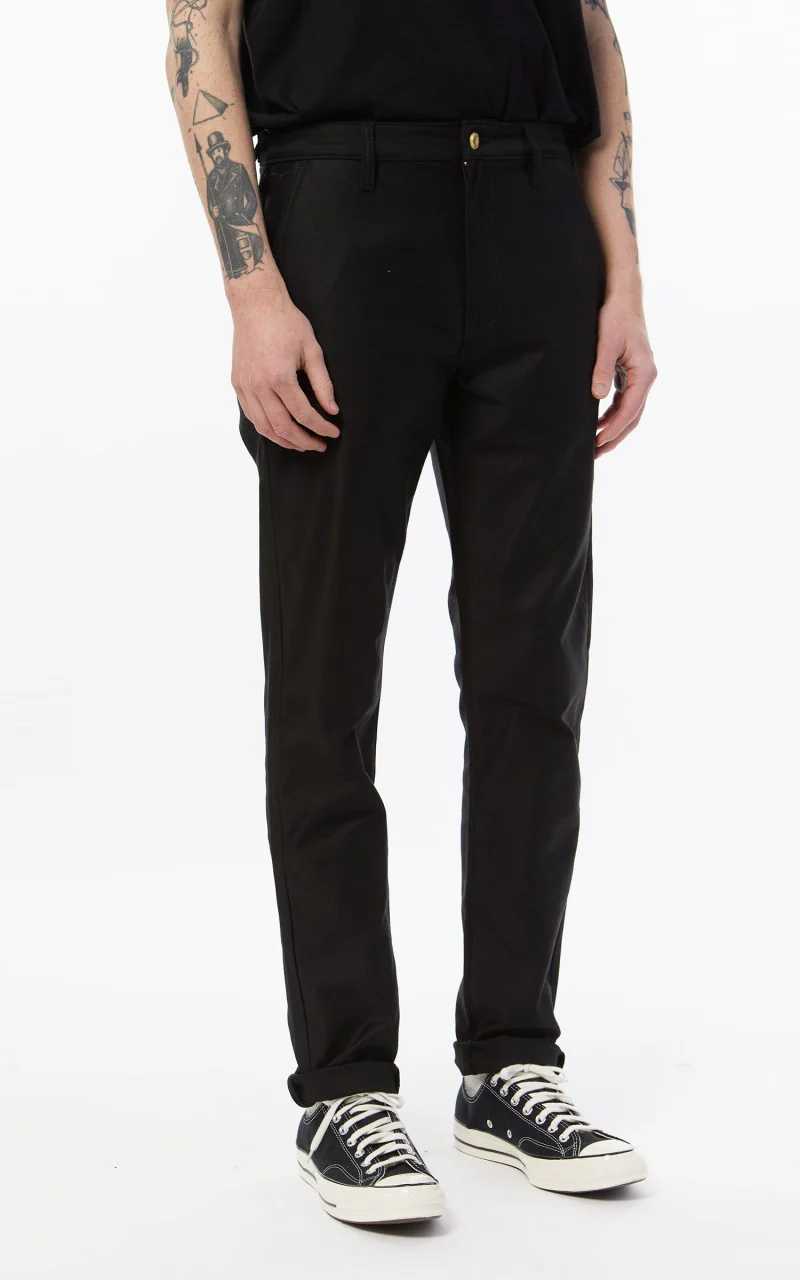 Benzak BC-01 Tapered Chino Military Twill Jet Black - Image 5