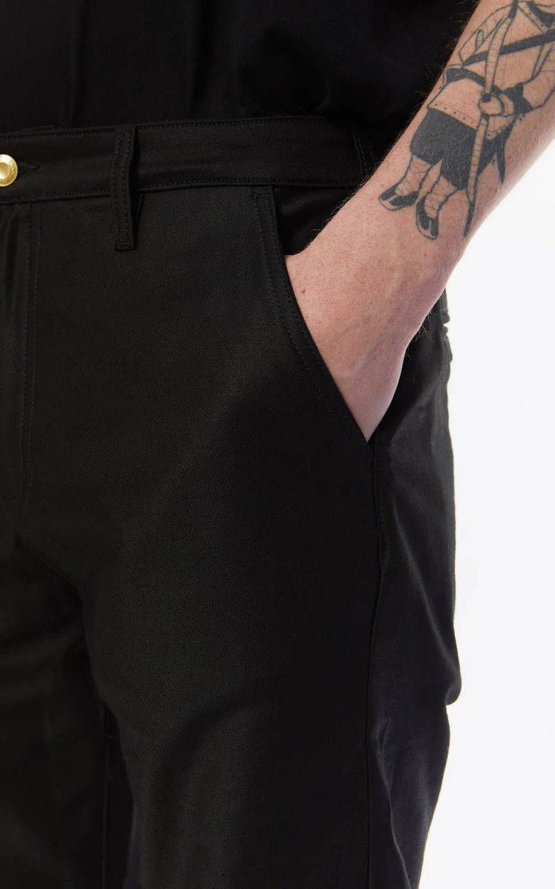 Benzak BC-01 Tapered Chino Military Twill Jet Black - Image 8